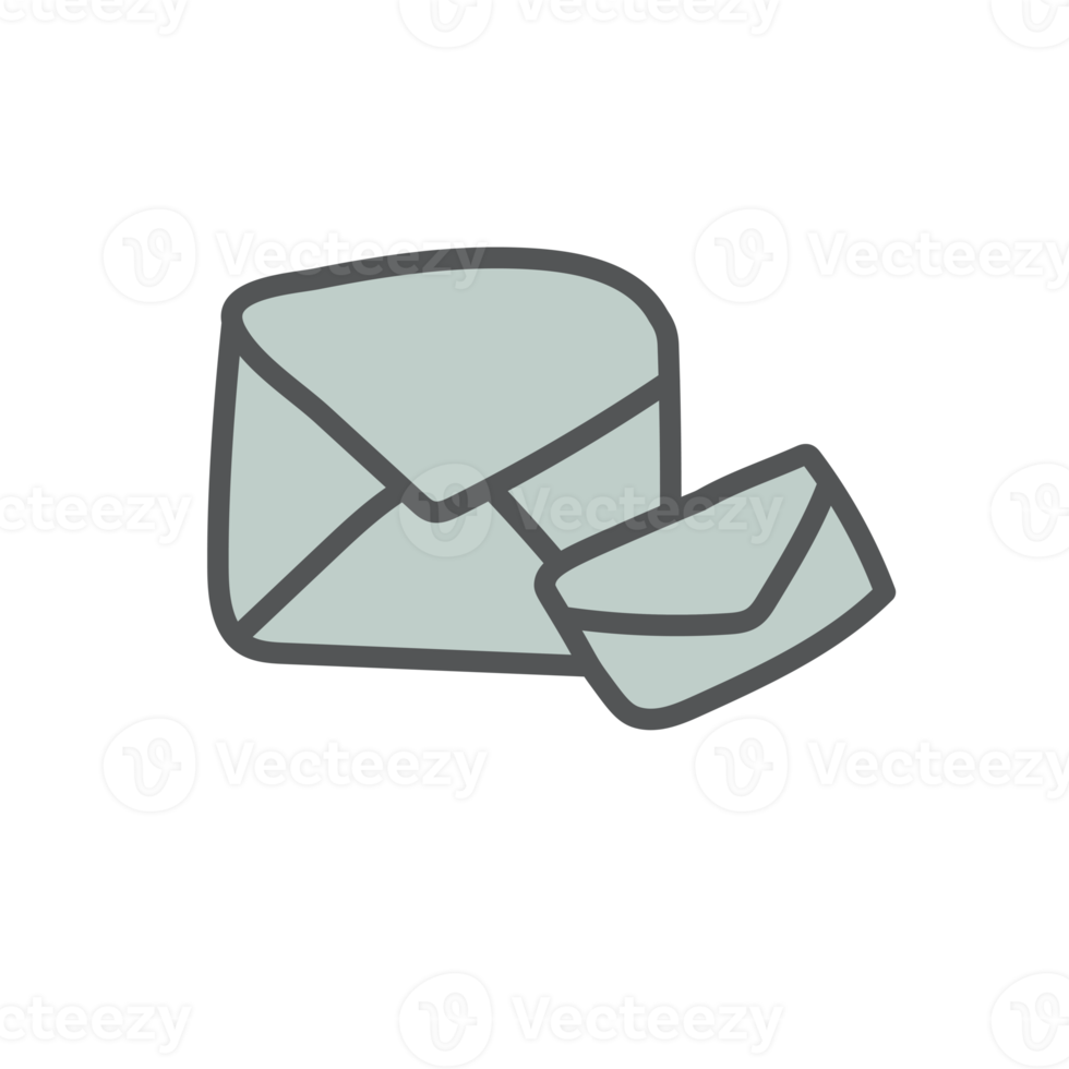 mail doodle, illustratie uit de vrije hand png