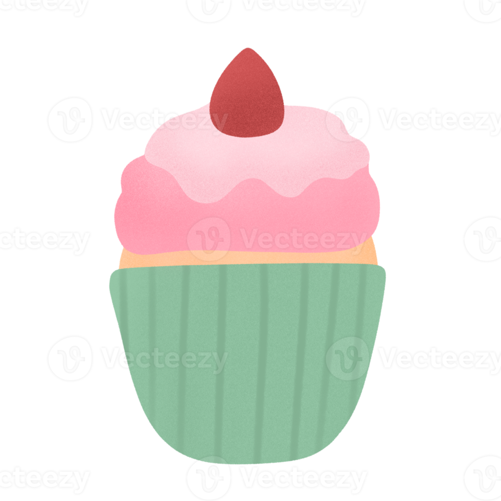 Cupcake strawberry sweet png