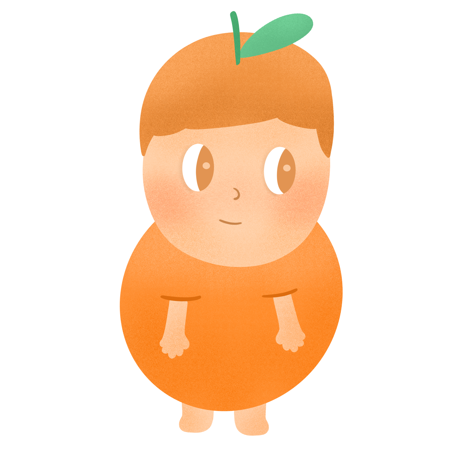 Baby orange cartoon 9370443 PNG