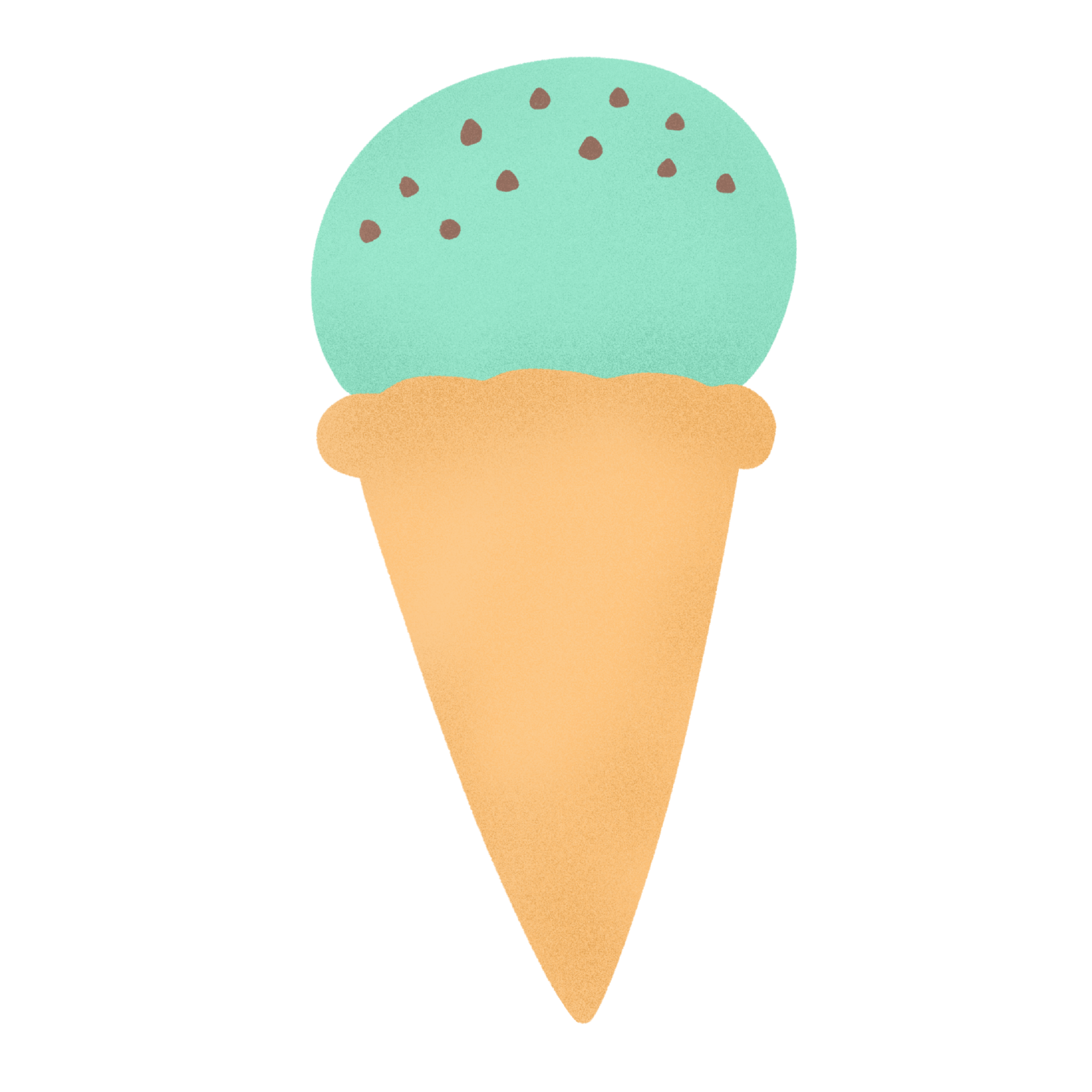Mint chocolate chip ice cream 9370456 PNG