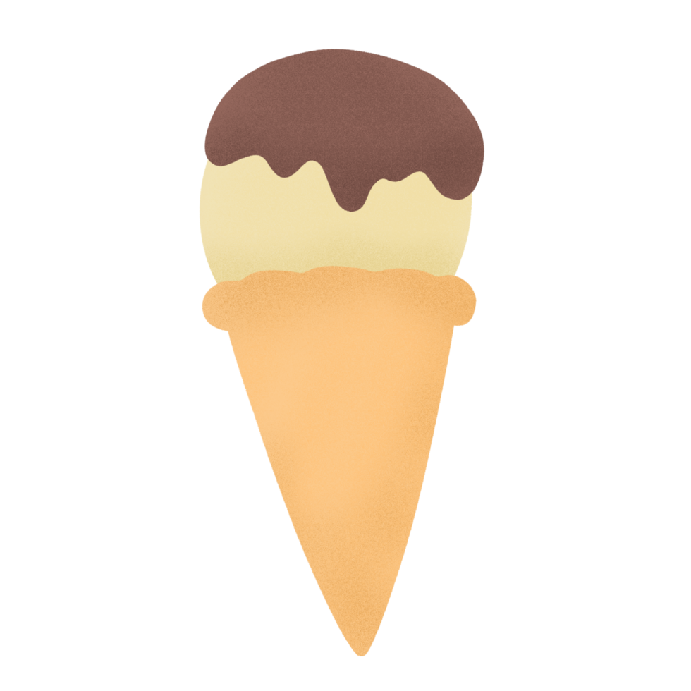 glace chocolat vanille png