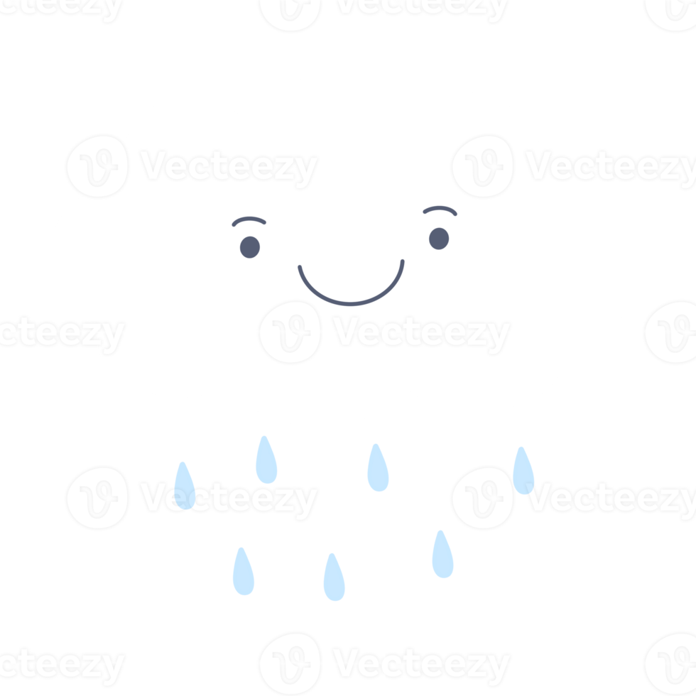 Clouds and rain png