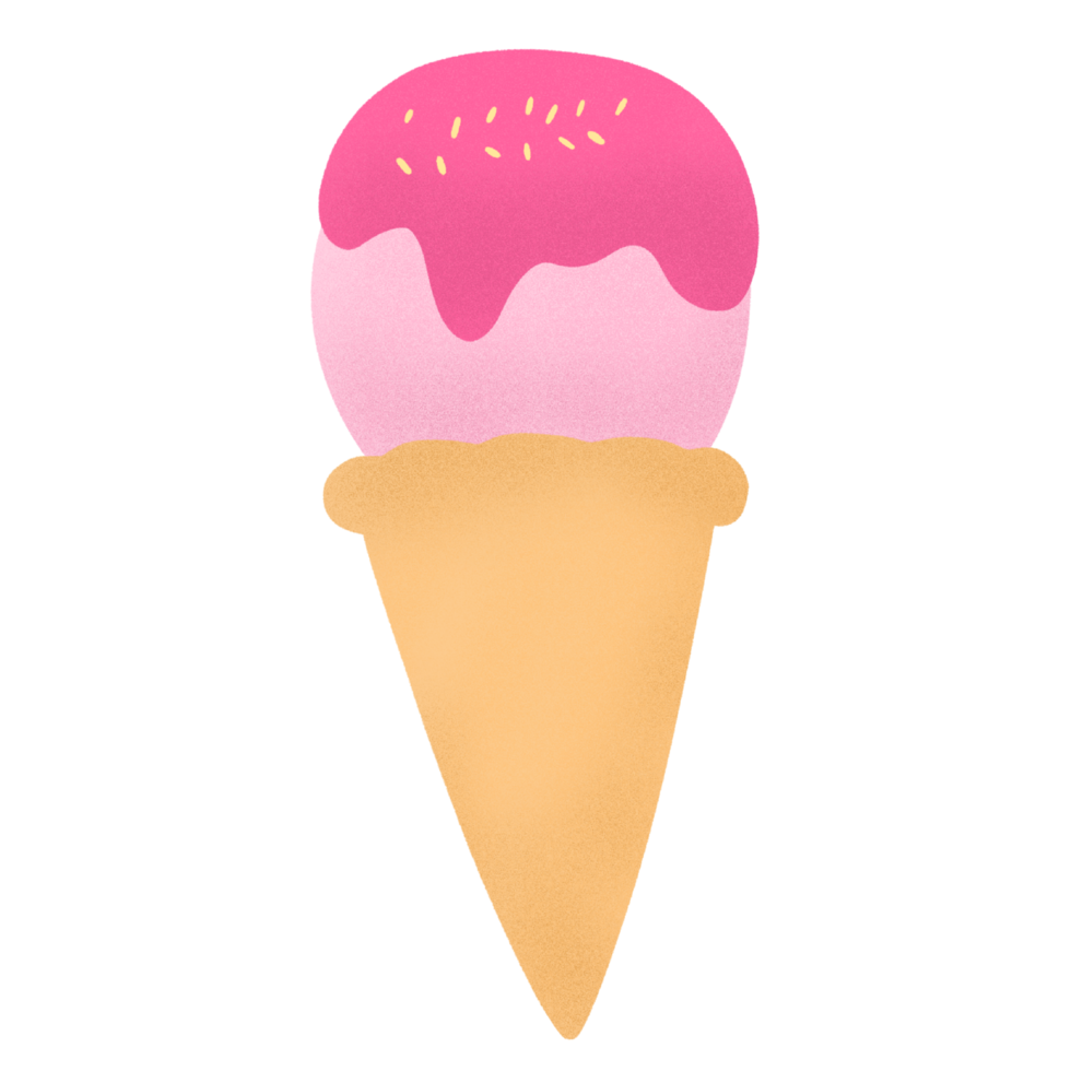 Strawberry ice cream png