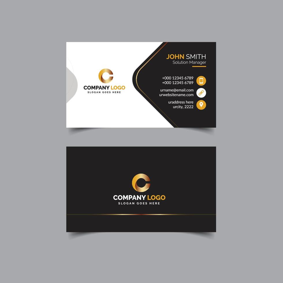 Creative Business Card Template vector