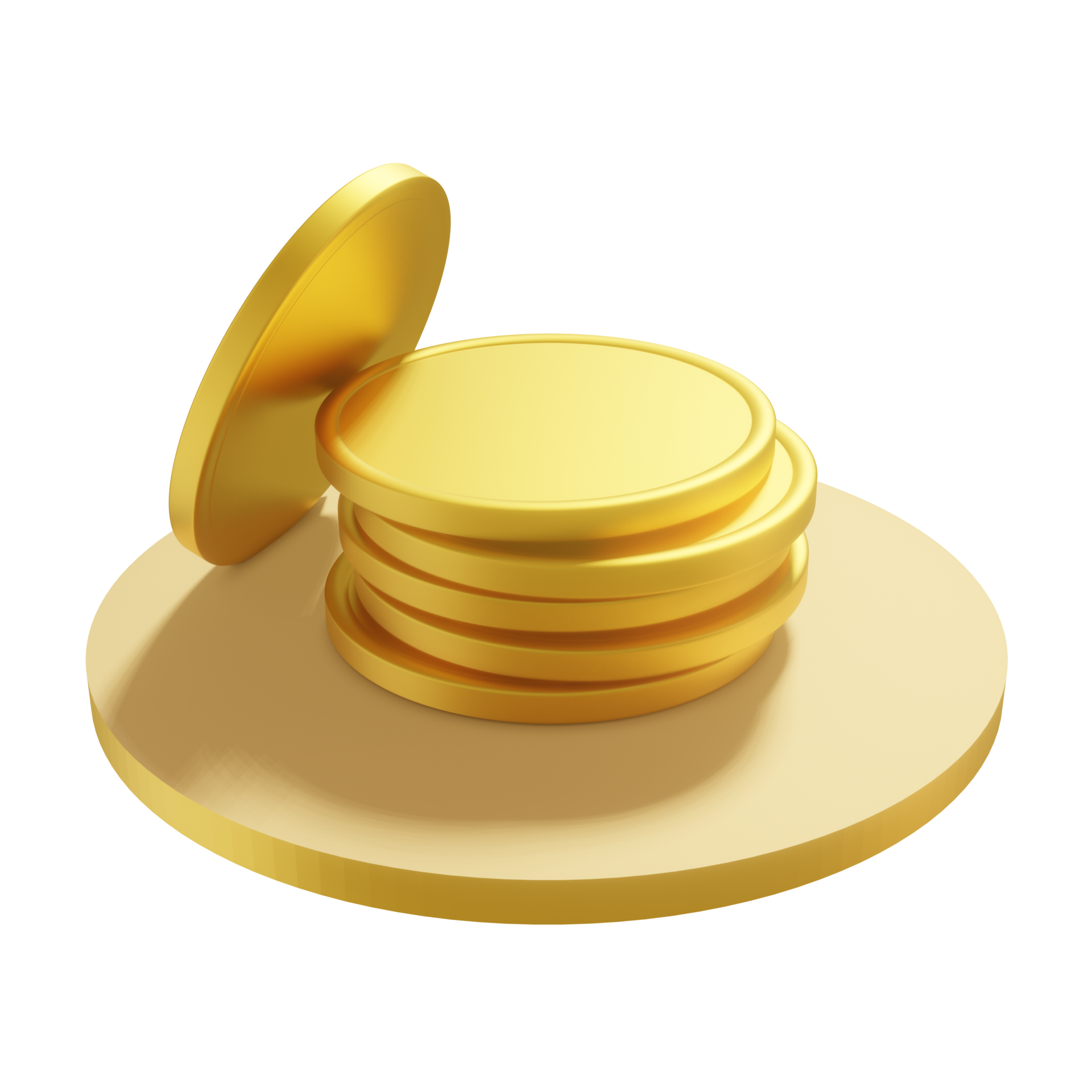 gold coins stack png