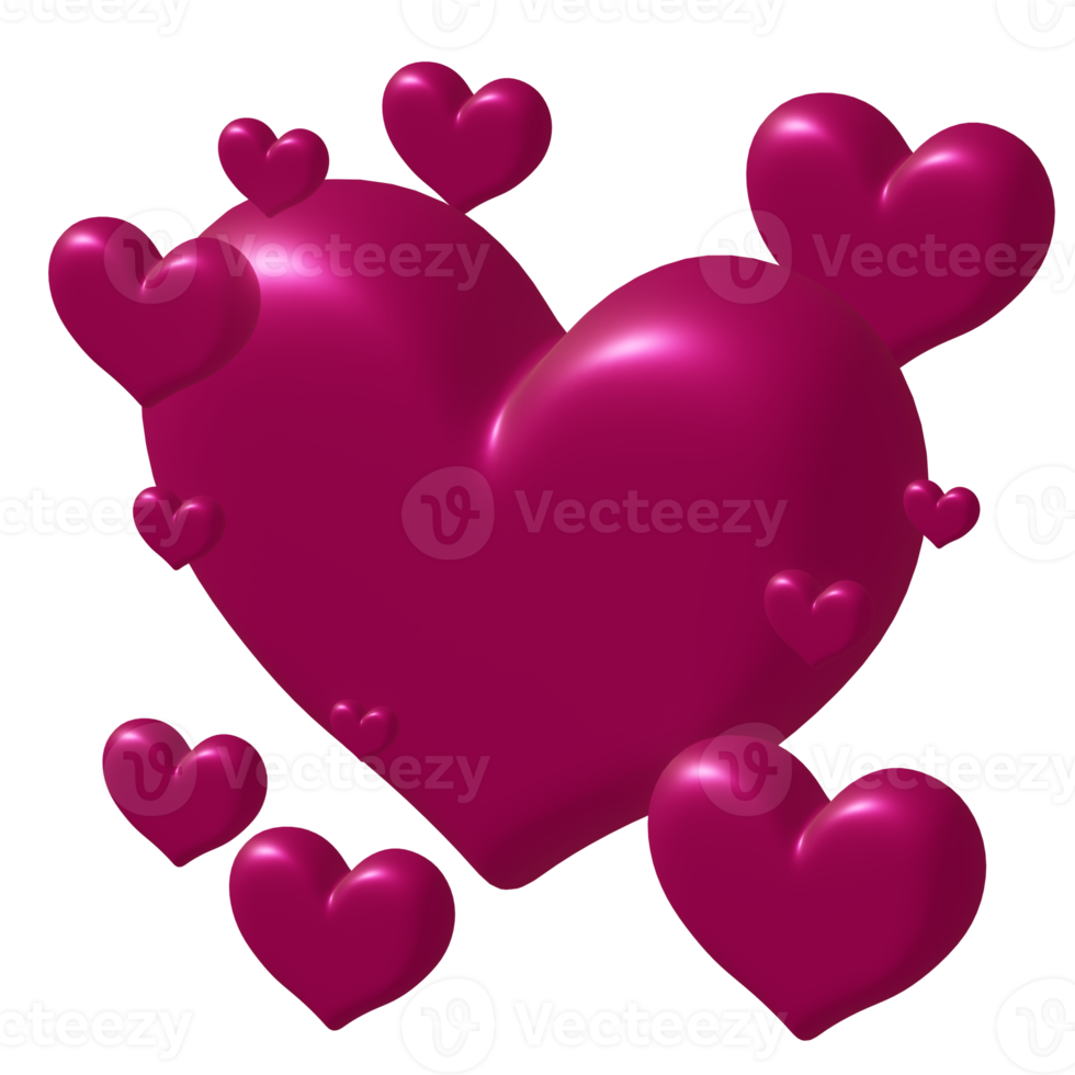 3D love icon png
