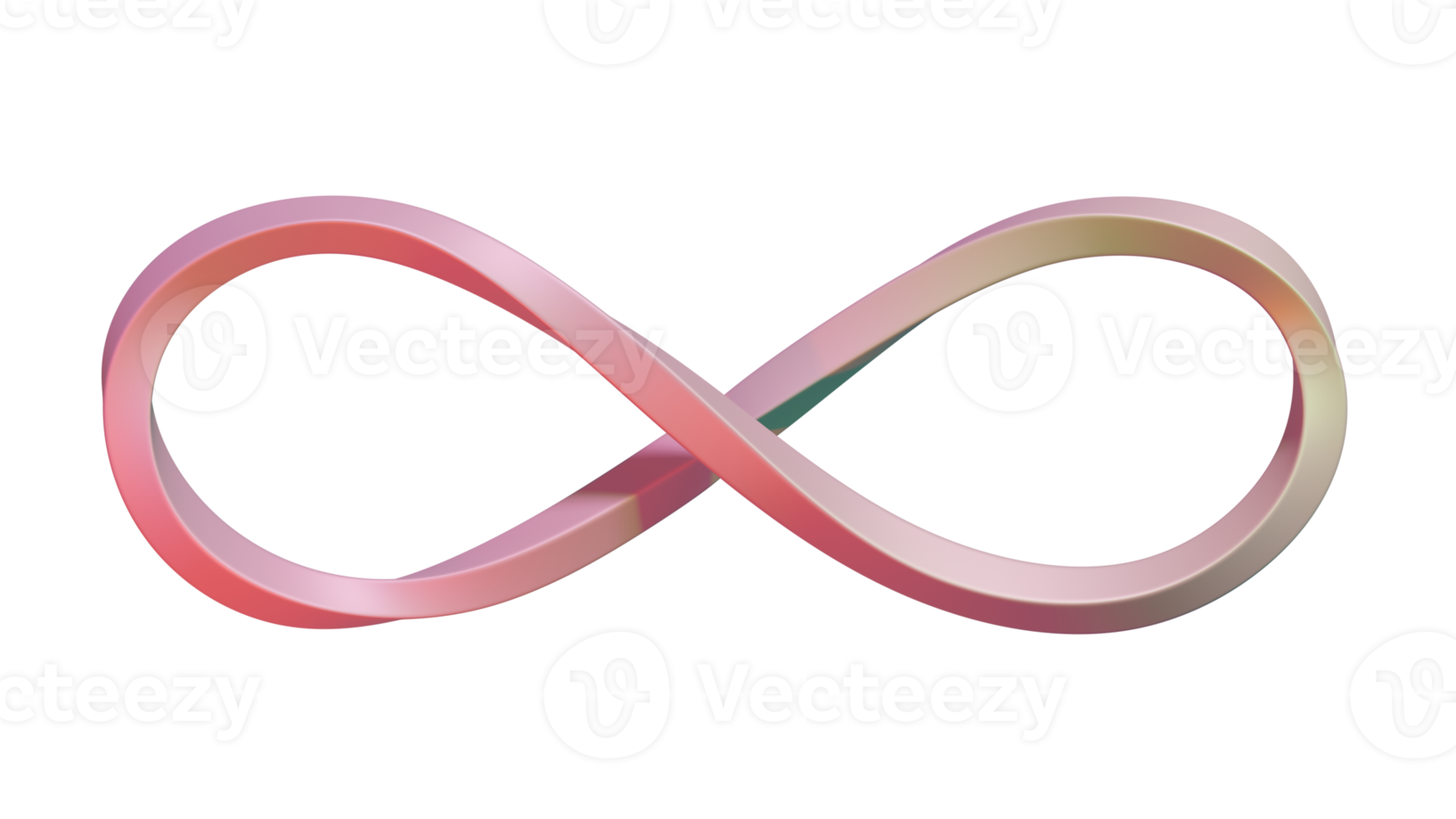 3D metaverse infinite logo png