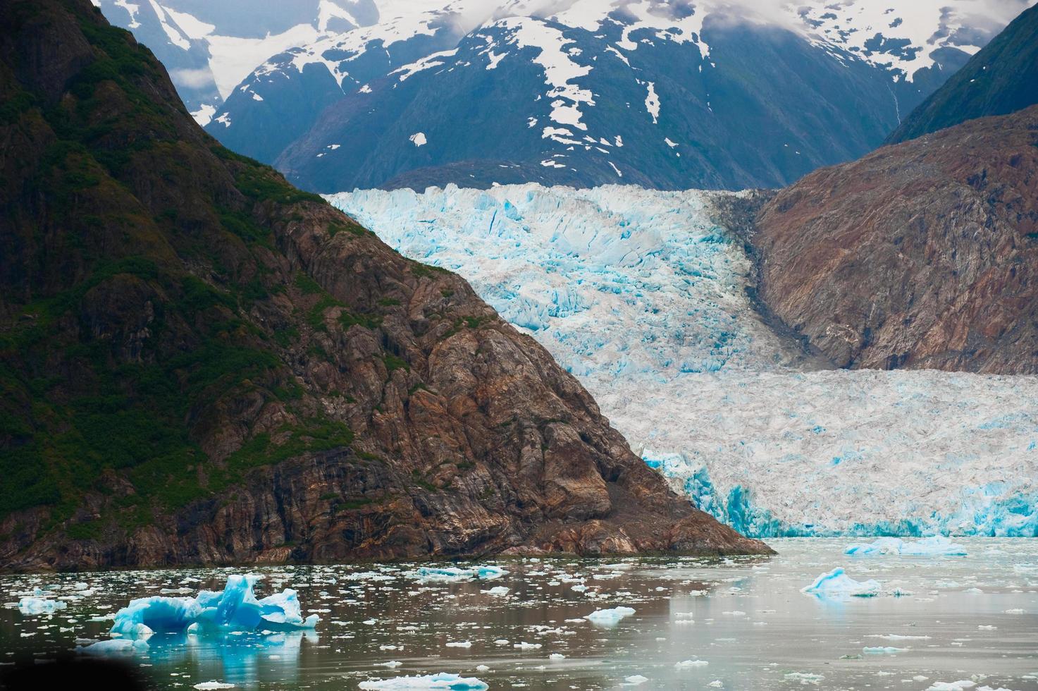 glaciar dawes alaska foto