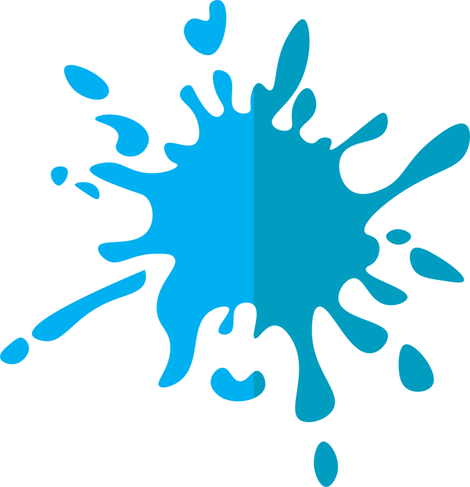 Beautiful colour paint splashes. Set of paint splashes. Vector illustration. Colorful splashes of paint collection,  Paint Splatter that is Hand Drawn png