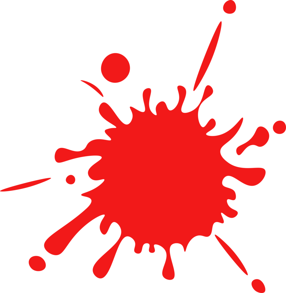 Beautiful colour paint splashes. Set of paint splashes. Vector illustration. Colorful splashes of paint collection,  Paint Splatter that is Hand Drawn png