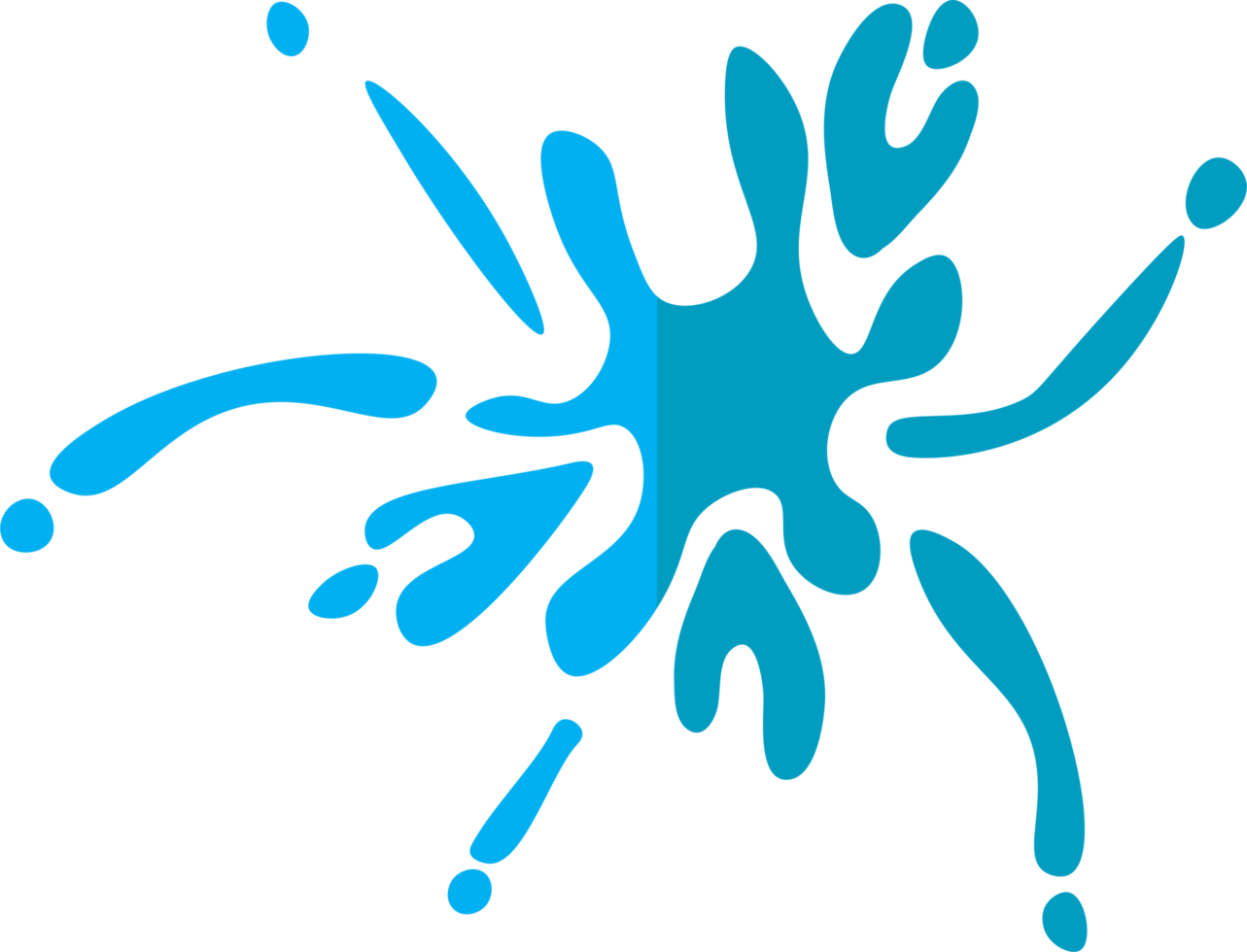 Beautiful colour paint splashes. Set of paint splashes. Vector illustration. Colorful splashes of paint collection,  Paint Splatter that is Hand Drawn png
