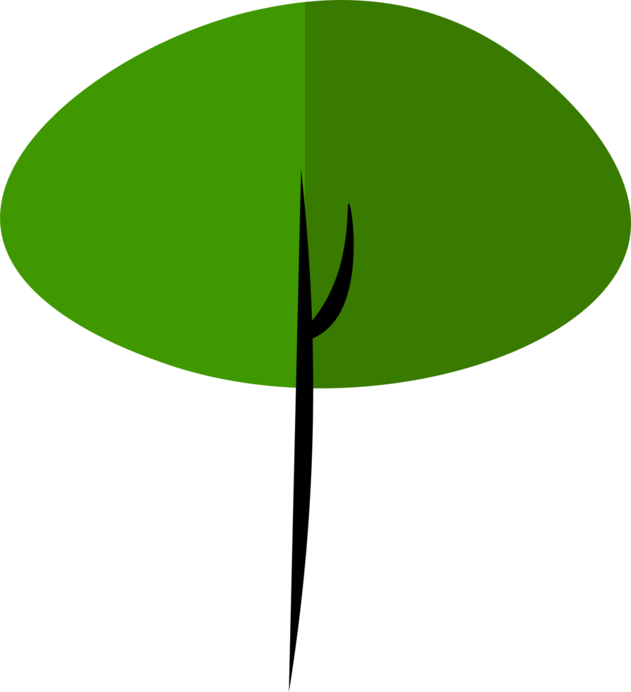 Collection of trees illustrations. Green tree nature healthy illustration  Set of different green trees simple and minimalist  illustration png