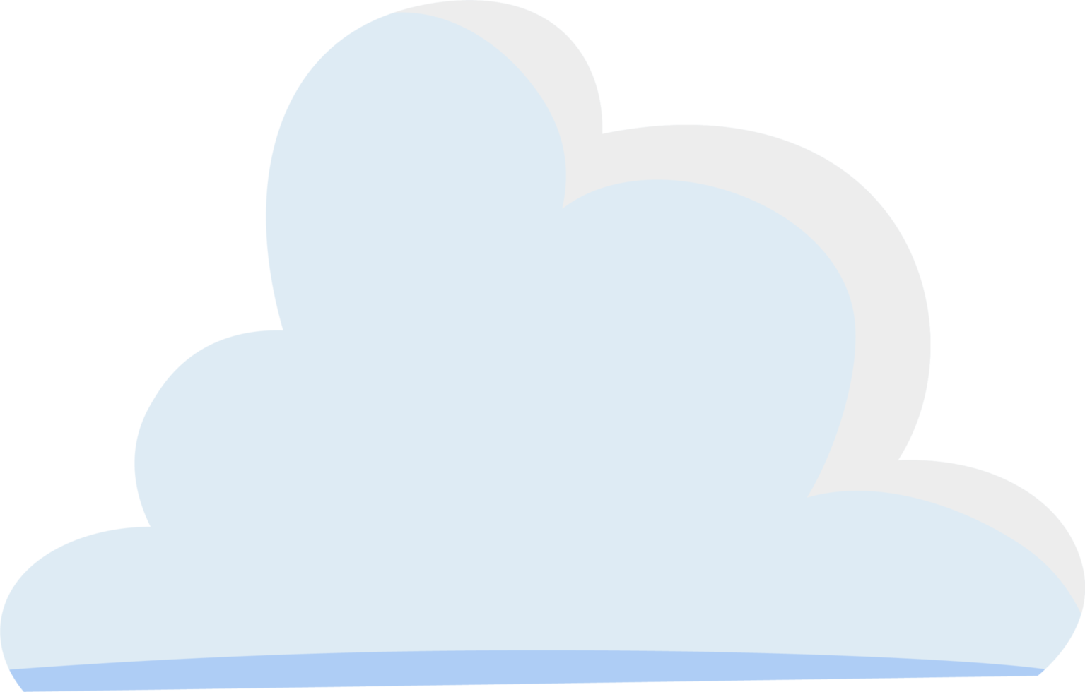 Cloud illustration. Design elements for web interface , weather forecast or cloud storage applications. White clouds set isolated on blue background. Vector illustration. Clouds silhouettes. png