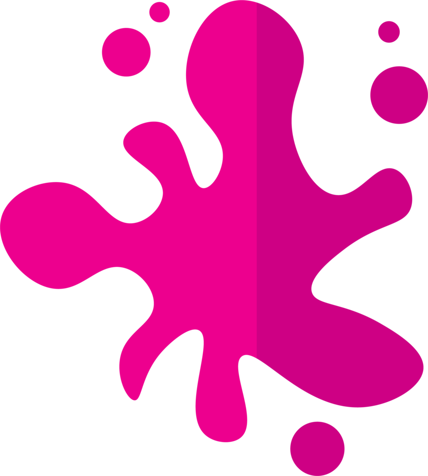 Beautiful colour paint splashes. Set of paint splashes.  illustration. Colorful splashes of paint collection,  Paint Splatter that is Hand Drawn png