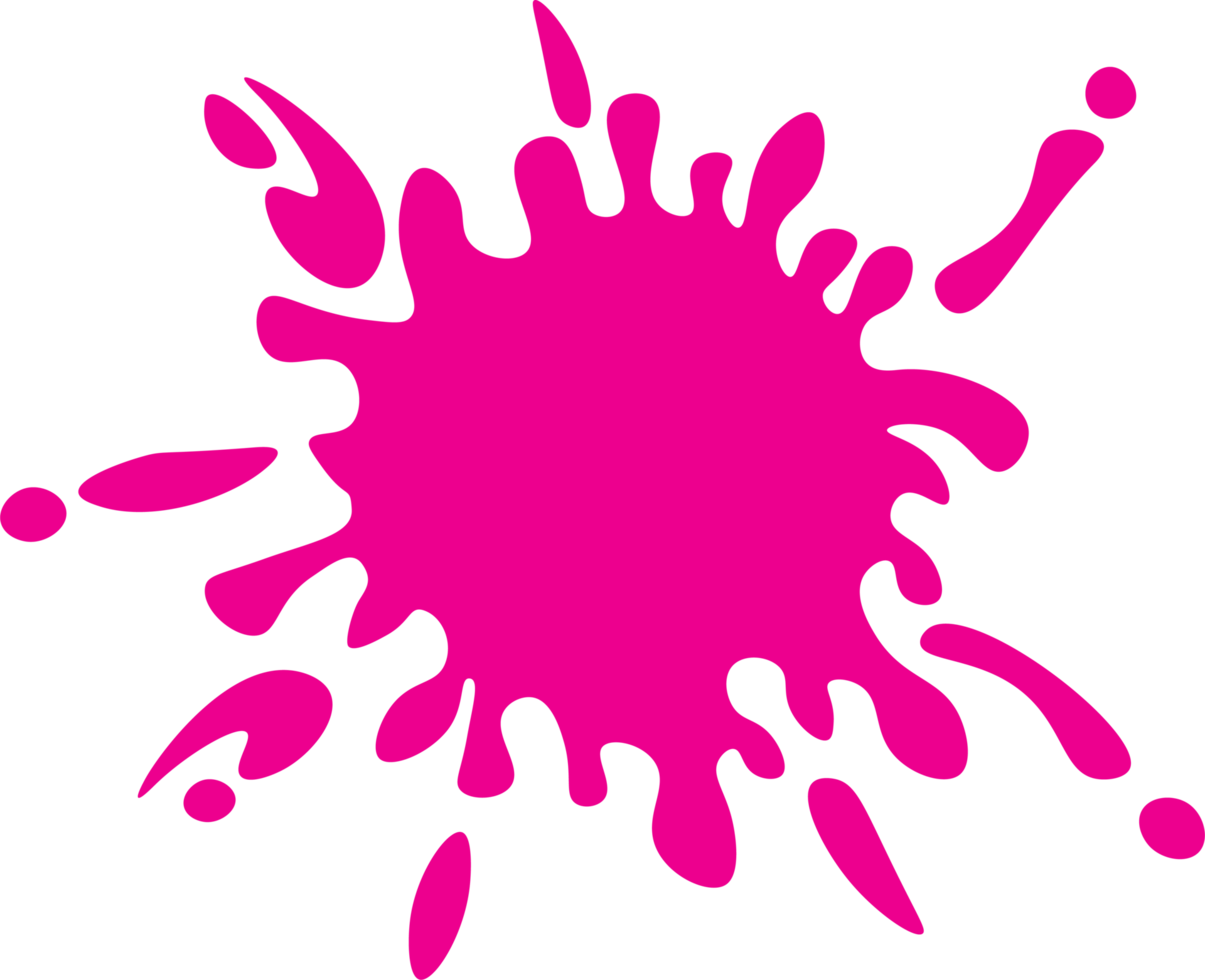 Beautiful colour paint splashes. Set of paint splashes. Vector illustration. Colorful splashes of paint collection,  Paint Splatter that is Hand Drawn png