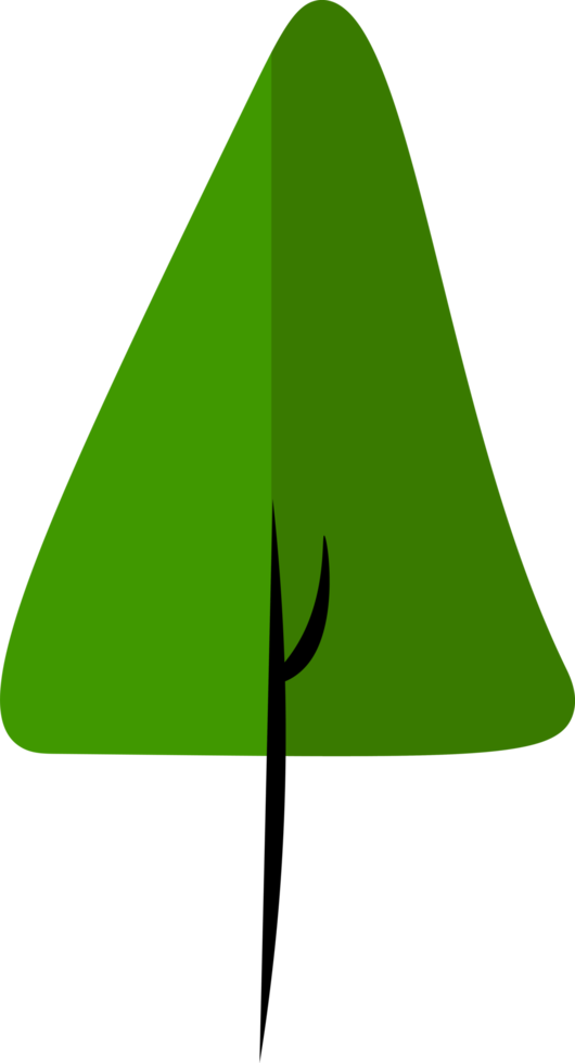 Collection of trees illustrations. Green tree nature healthy illustration  Set of different green trees simple and minimalist  illustration png