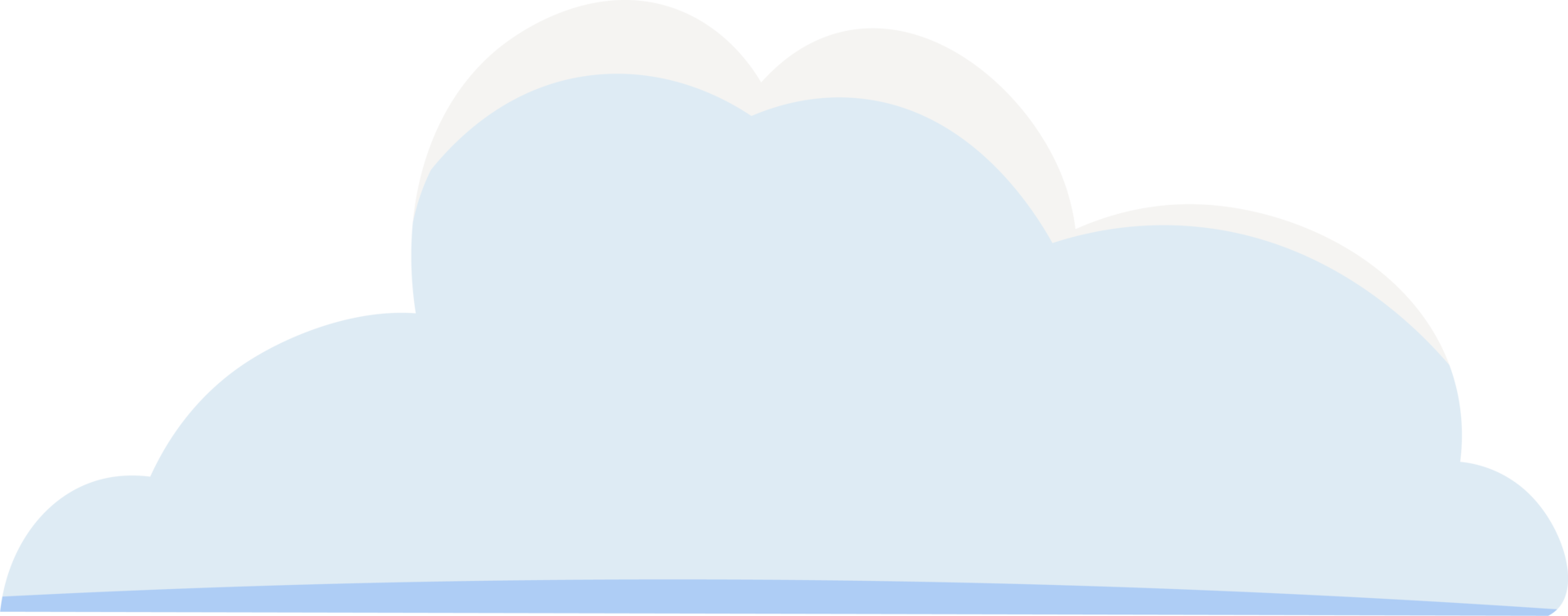 ilustración de la nube elementos de diseño para interfaz web, pronóstico del tiempo o aplicaciones de almacenamiento en la nube. conjunto de nubes blancas aisladas sobre fondo azul. ilustración vectorial siluetas de nubes. png