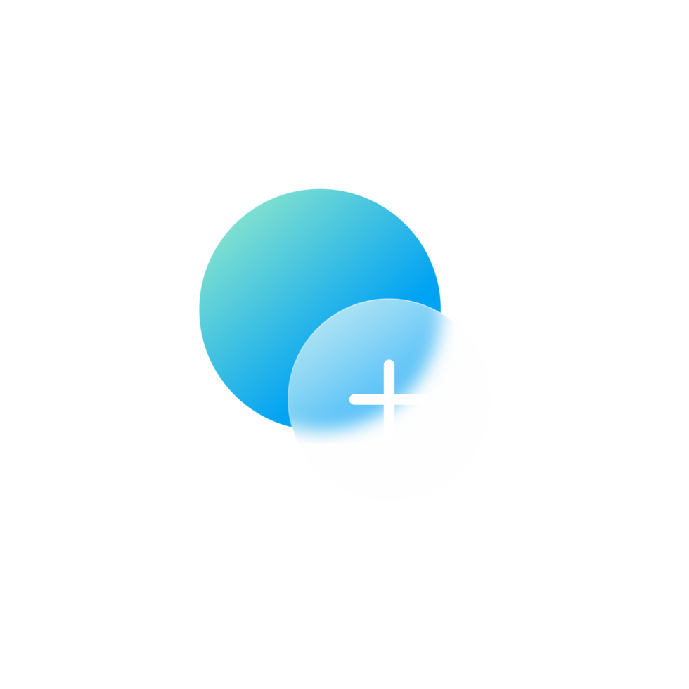 Glassmorphism Add Icon png