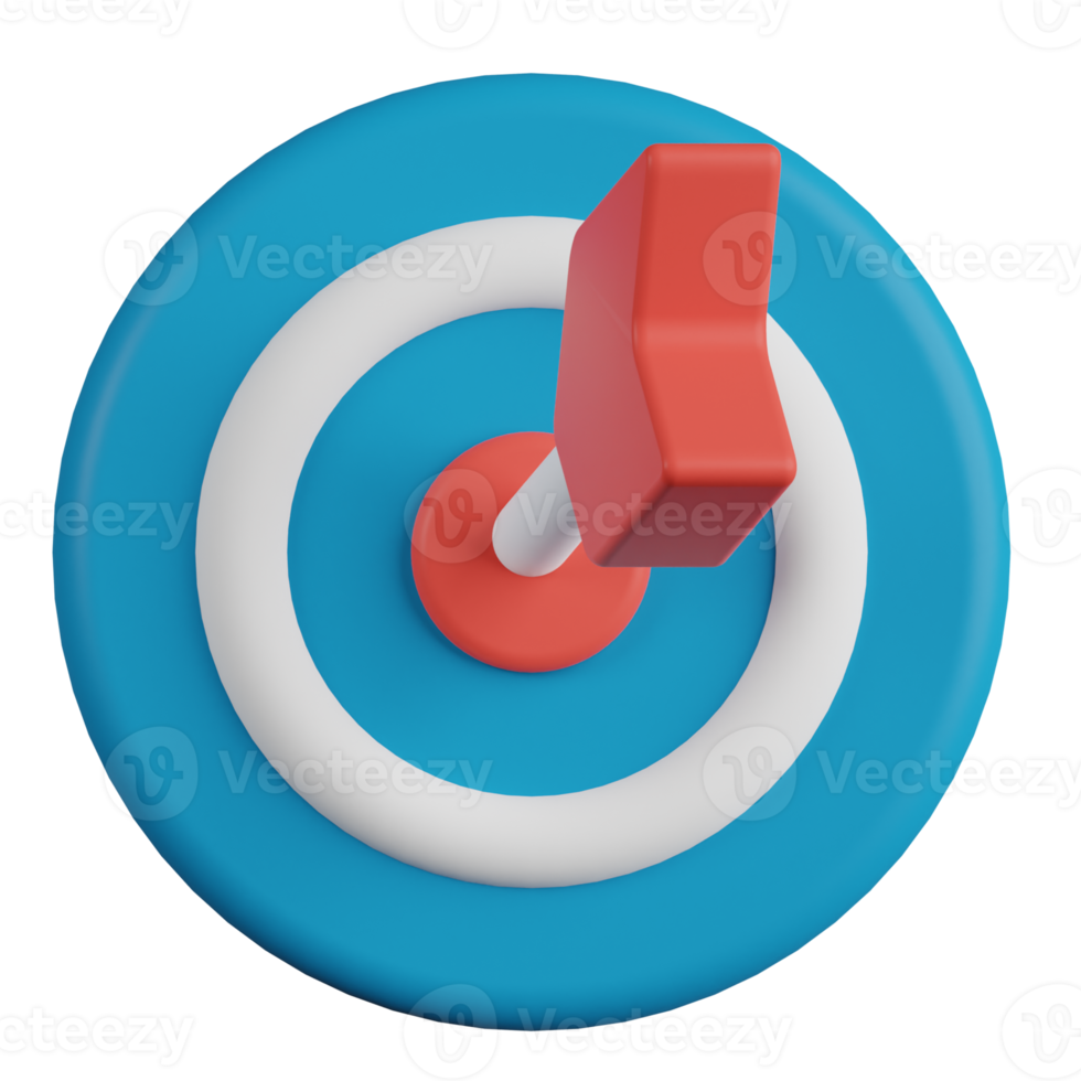 Target 3D Icon png