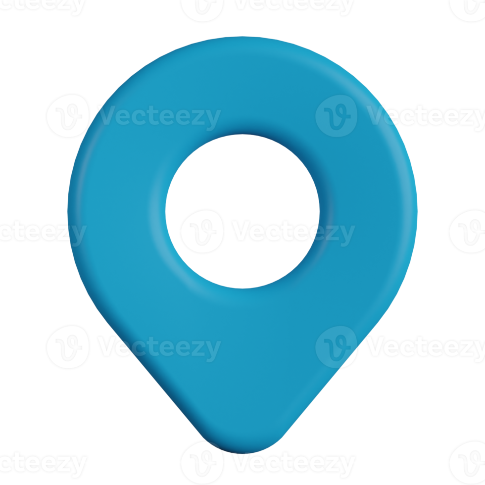 Pin Location 3D Icon png