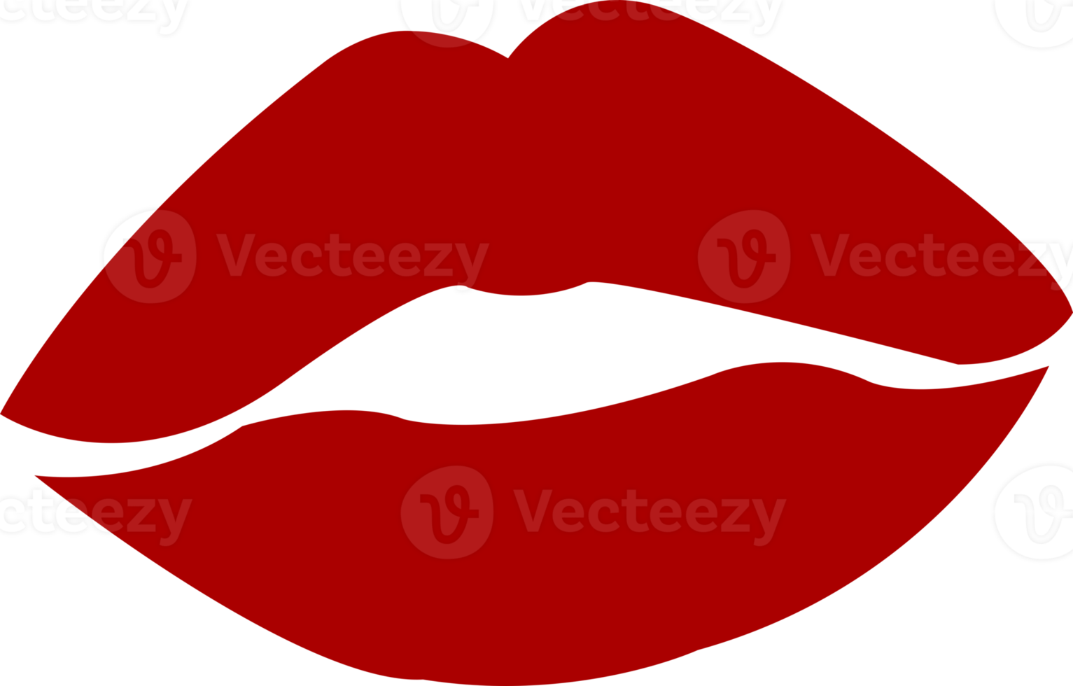 red kiss woman lips png