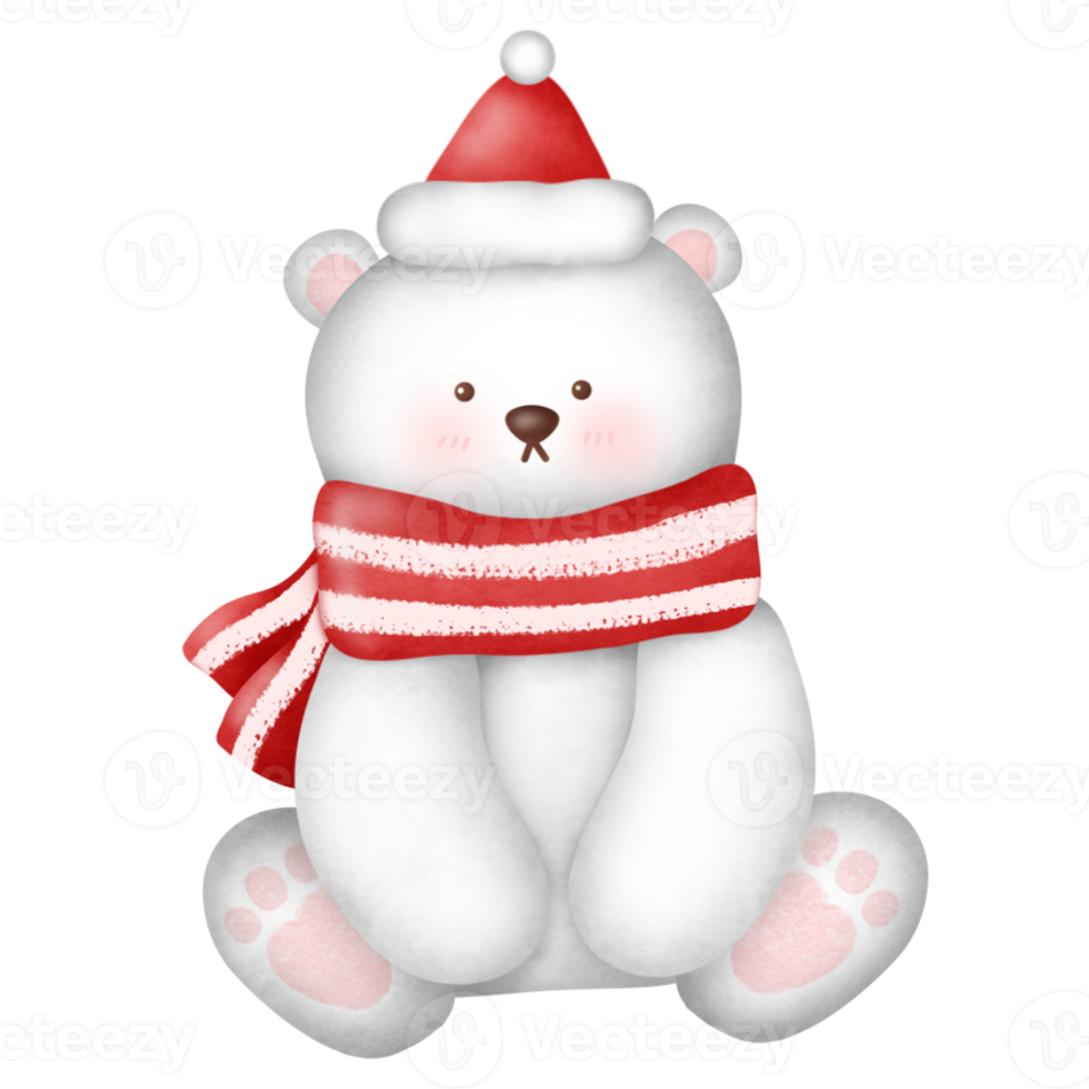 urso polar de natal. png