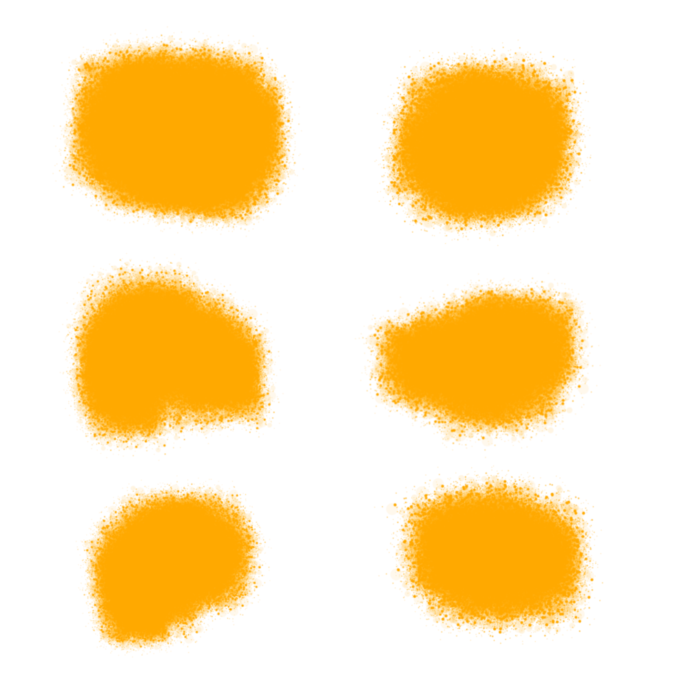 pincéis de dor de spray amarelo grátis png