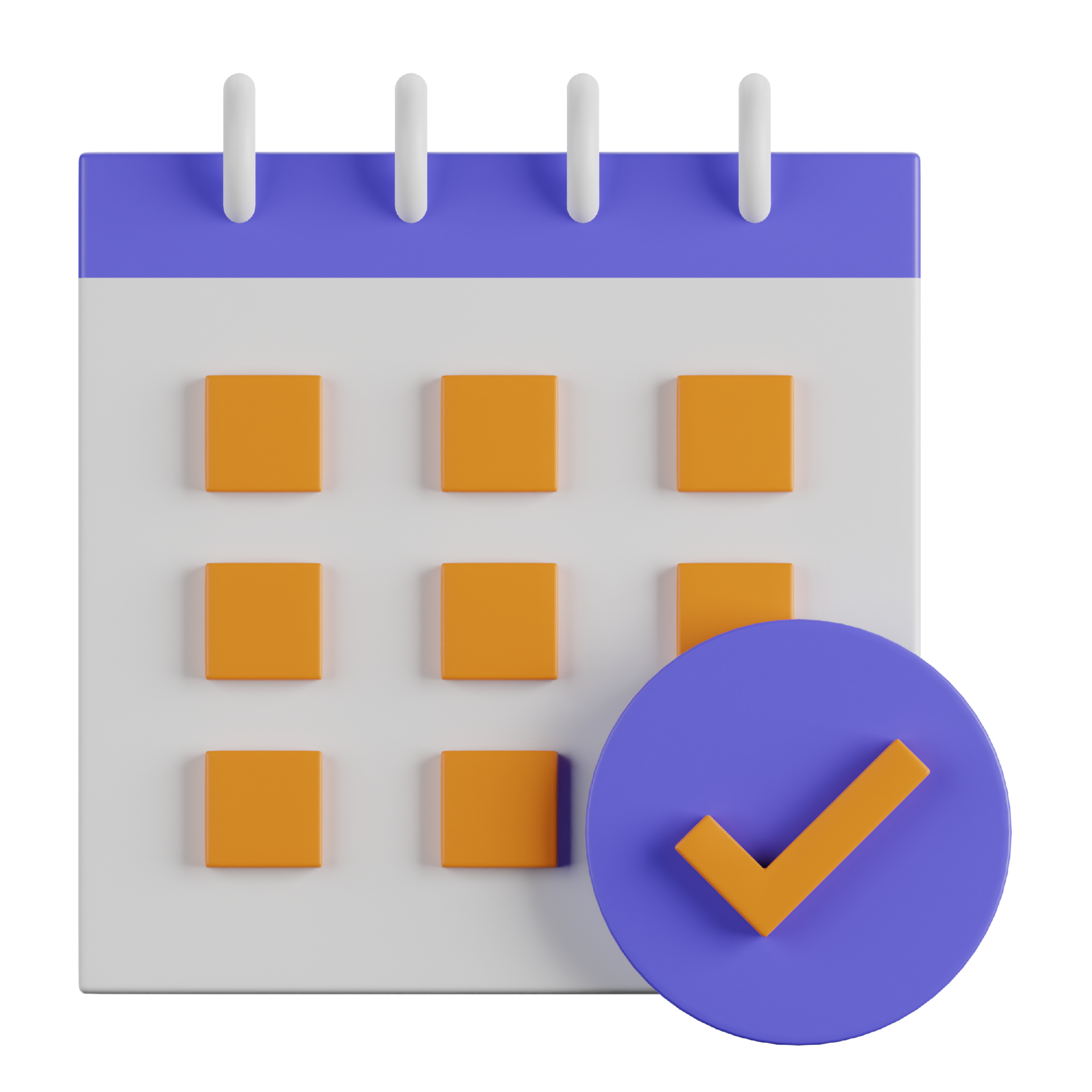 3d Calendar Icon 9374093 PNG