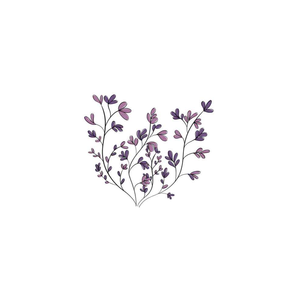 vecteur libre de feuille rose et violet png
