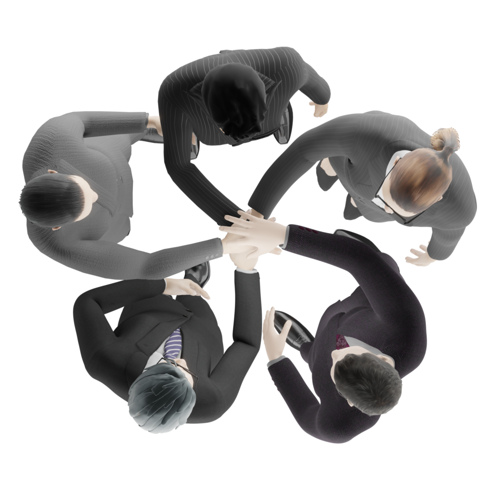 businessman shaking hands partnership teamwork Global network and stock chart  3d illustration png