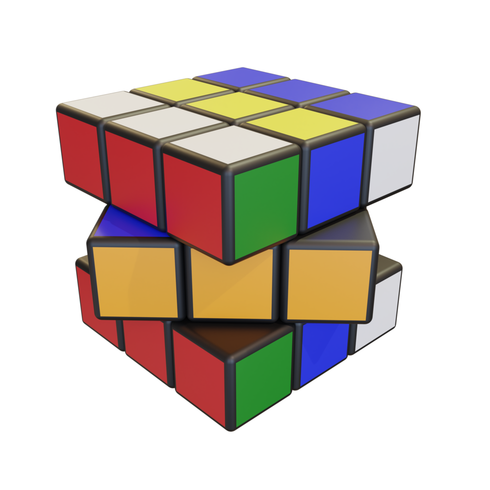 minsk, Vitryssland, 20 juli 2022. redaktionell illustration. Rubiks kub png