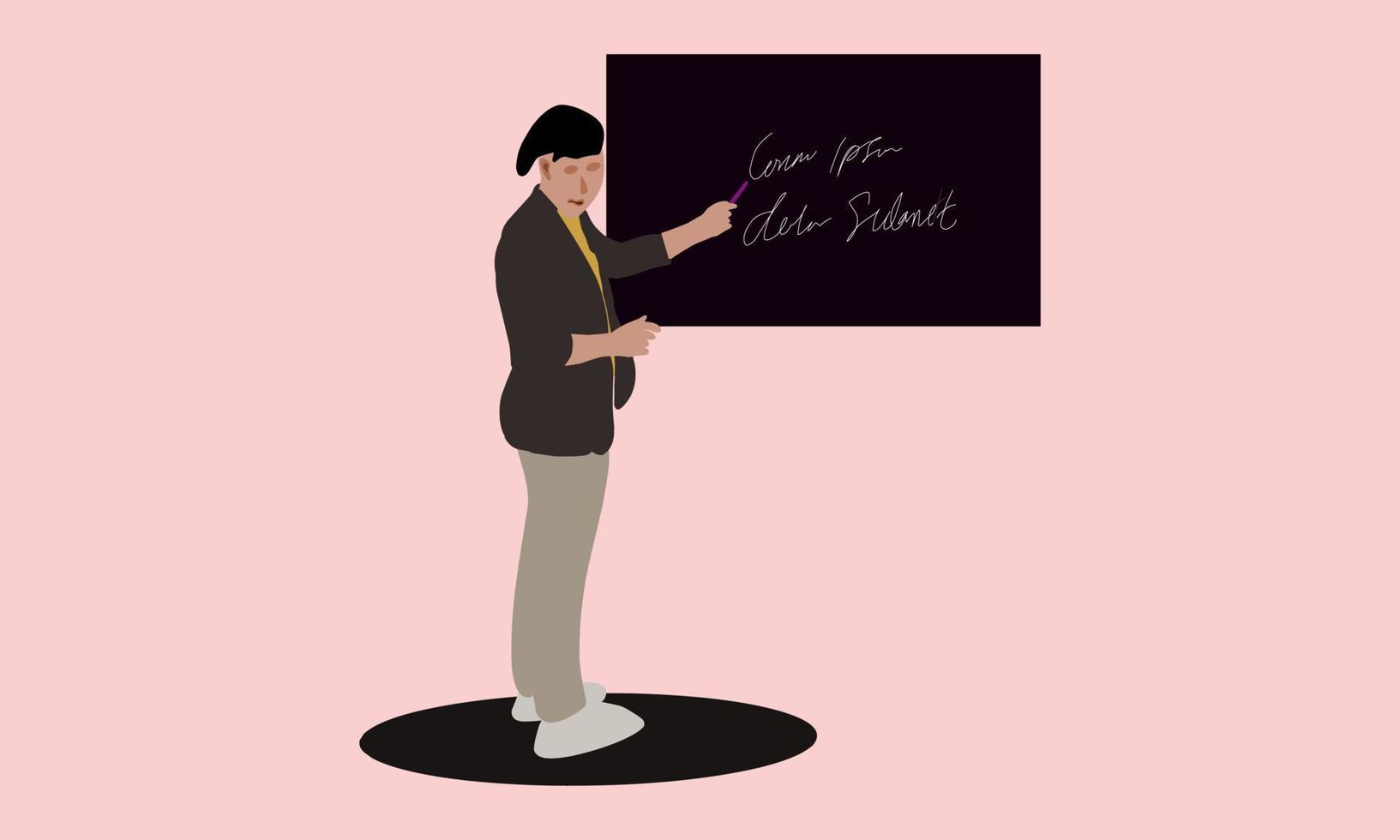 Flat illustration with isolated background, perfect for banners. vector