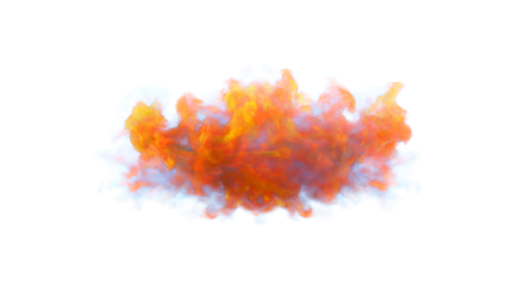 Colorful Smoke Explode PNG Design