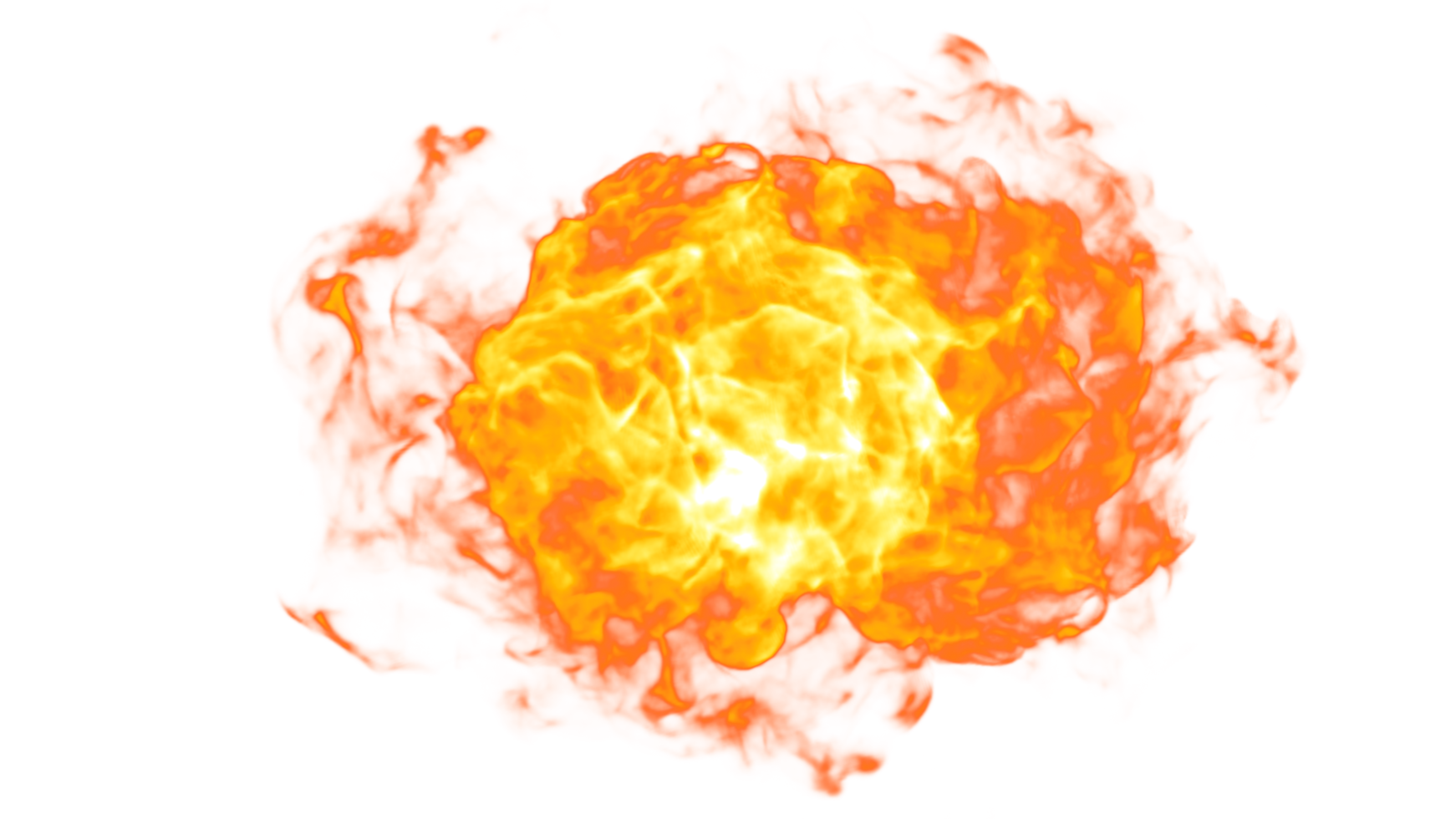 Fire Explode PNG Design