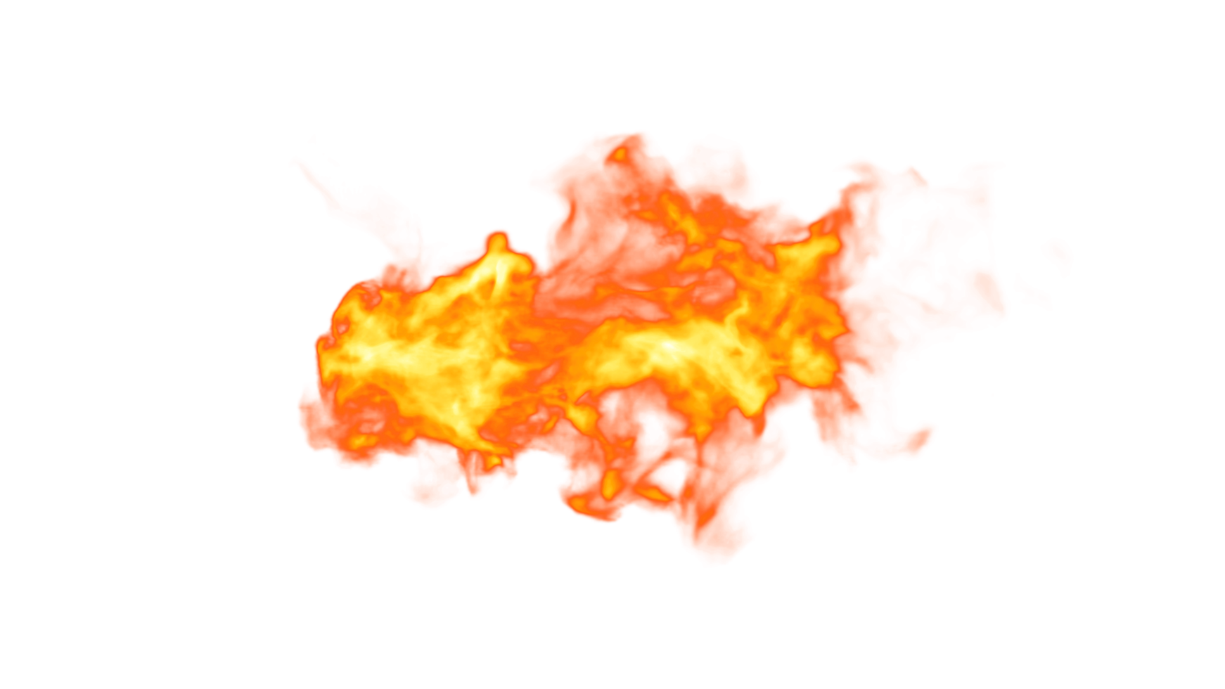 explosão de fogo png design