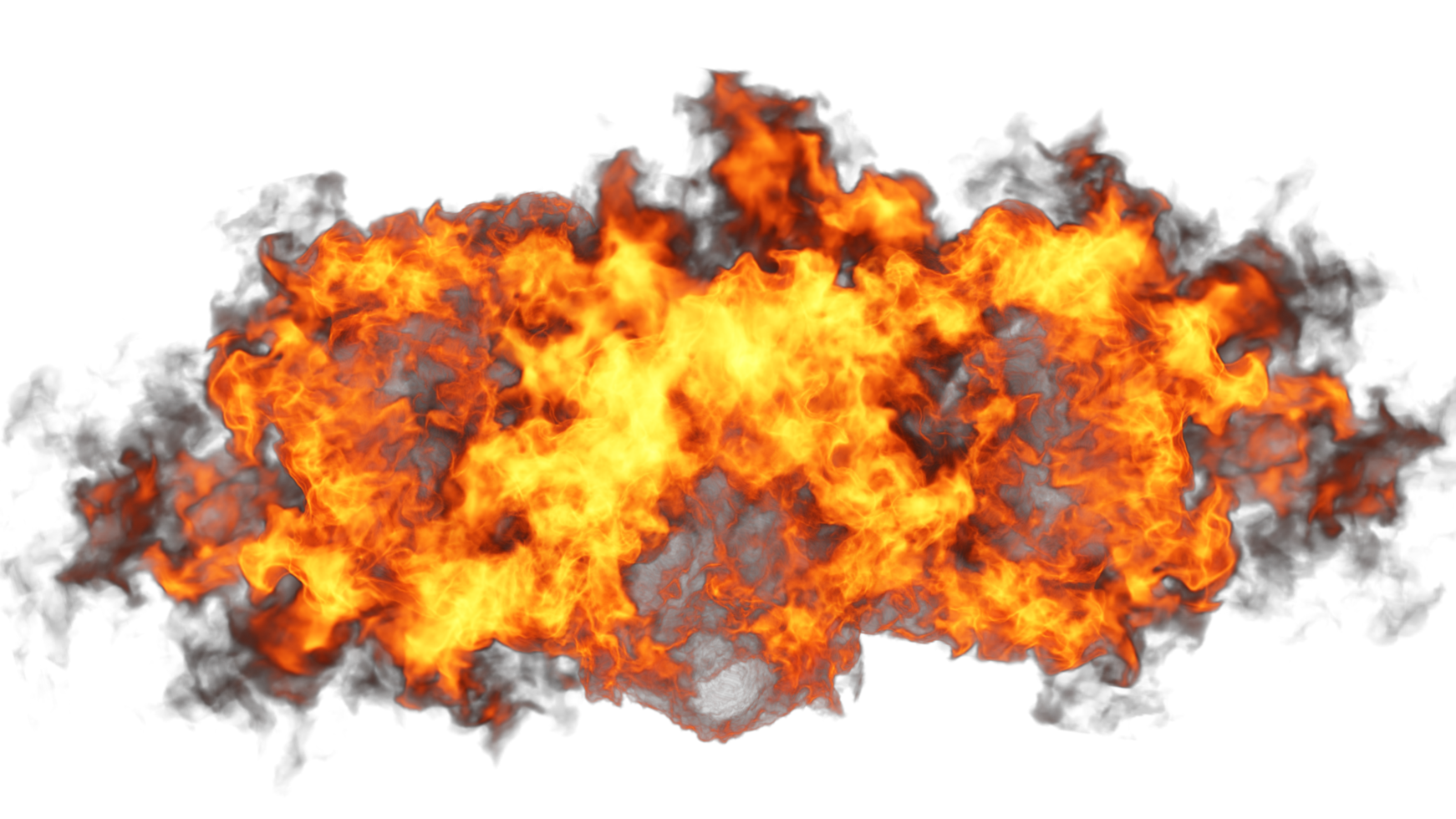 Feuer explodiert Png-Design png