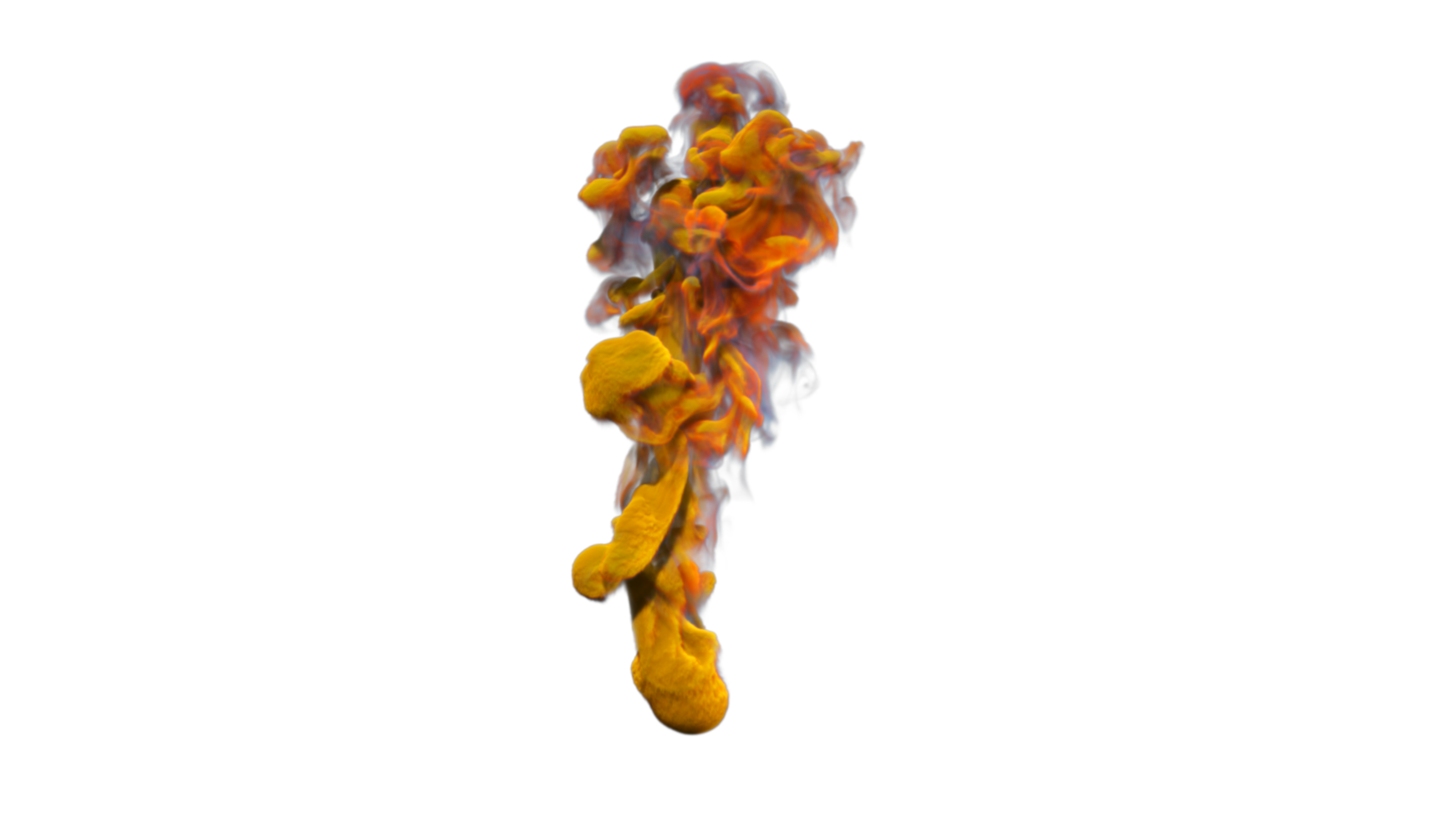 Colorful Smoke Explode PNG Design