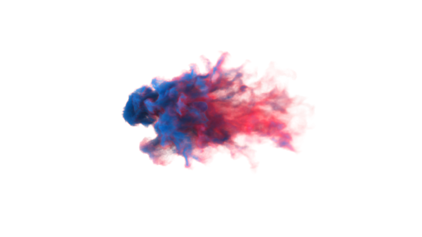 kleurrijke rook explodeert png-ontwerp png