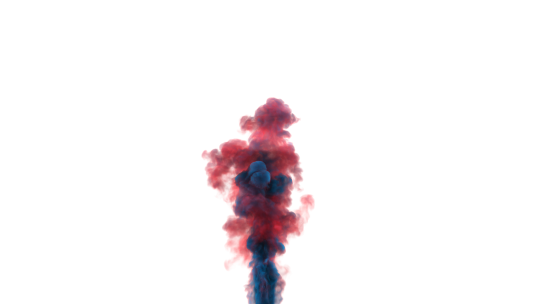 Colorful Smoke Explode PNG Design