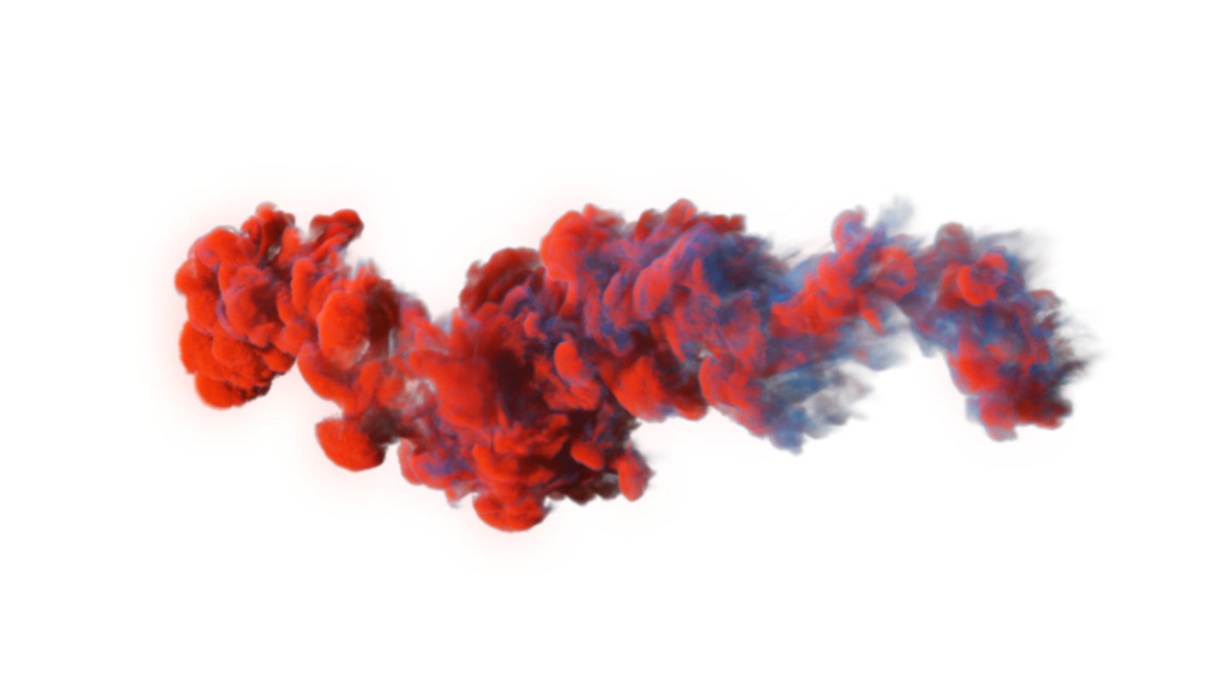 Colorful Smoke Explode PNG Design
