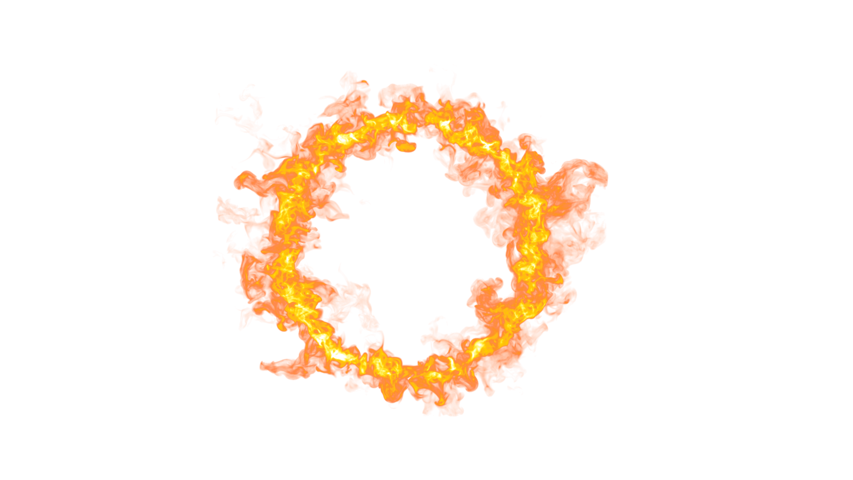 Feuer explodiert Png-Design png