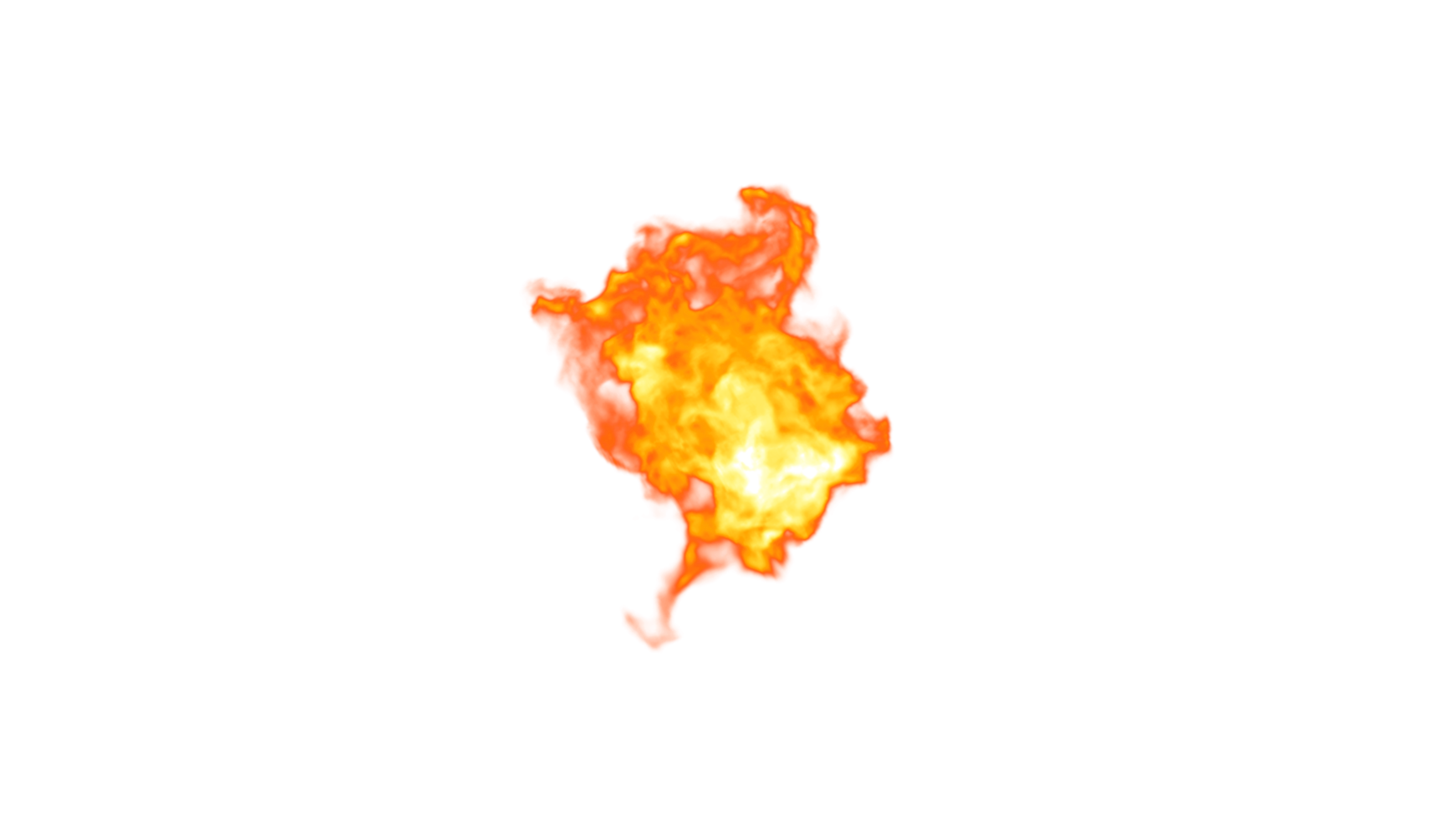 explosão de fogo png design