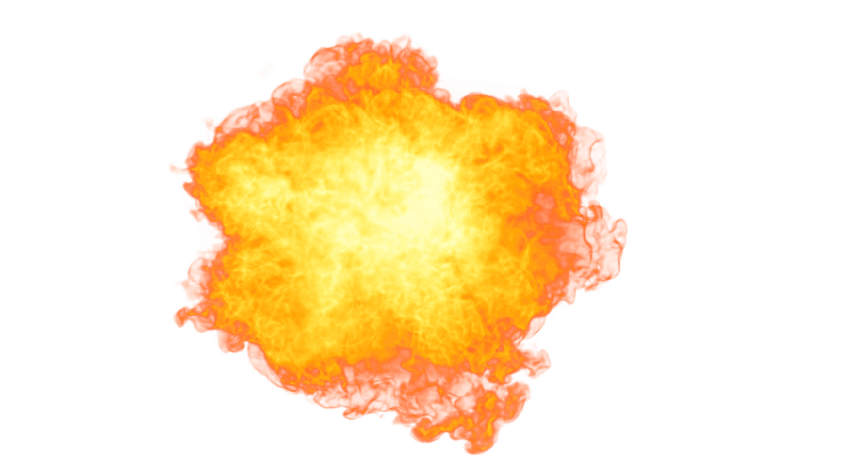 Feuer explodiert Png-Design png