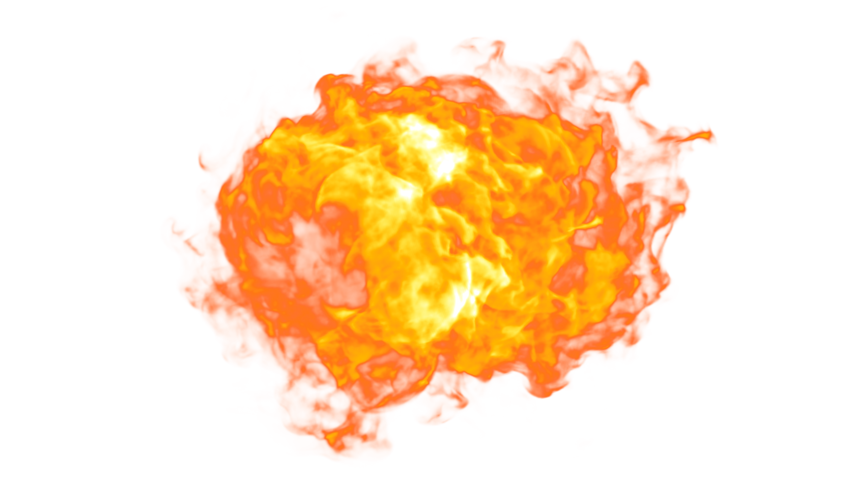 Feuer explodiert Png-Design png