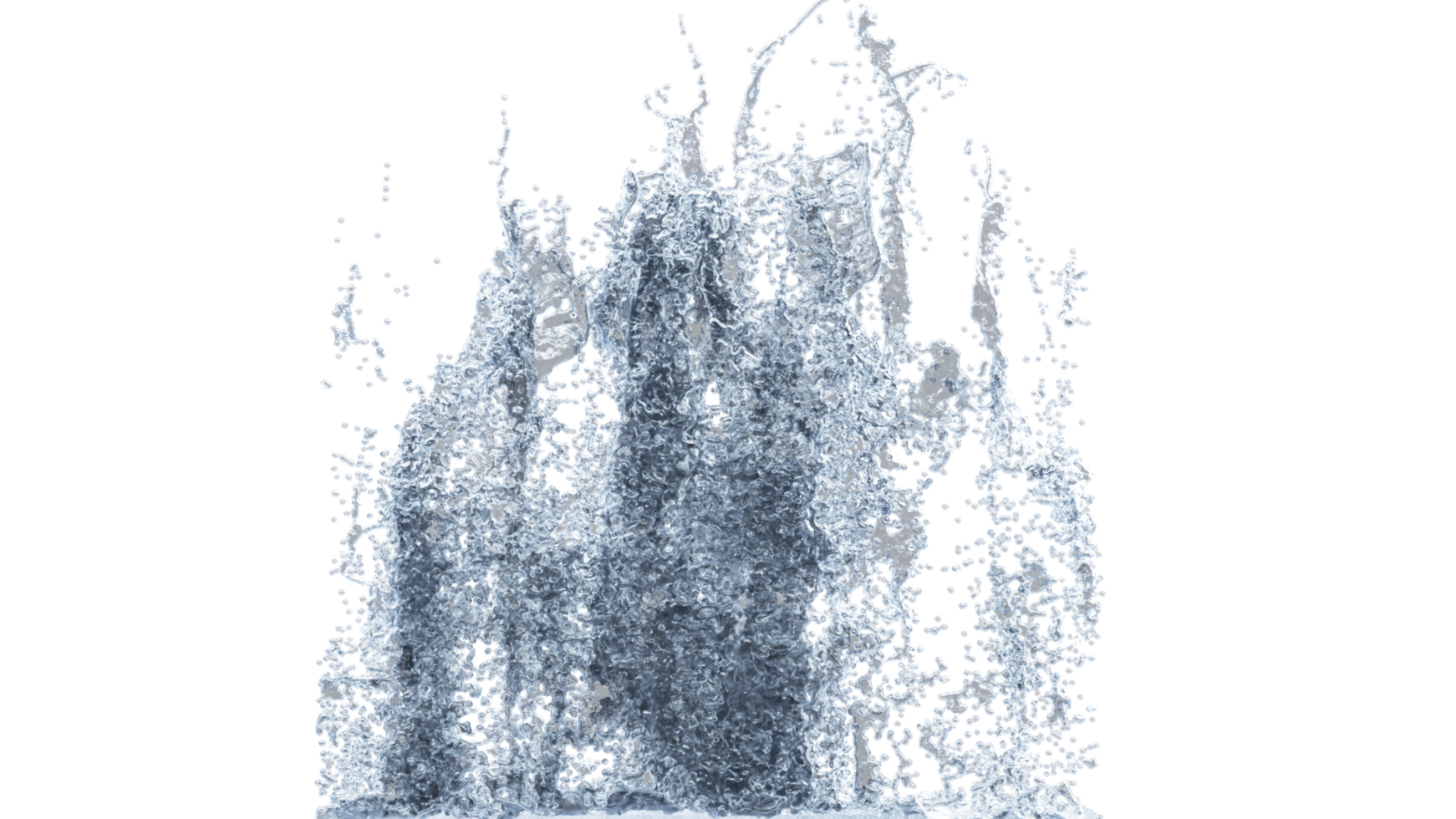 Wasserfall rendern 3D-Design png