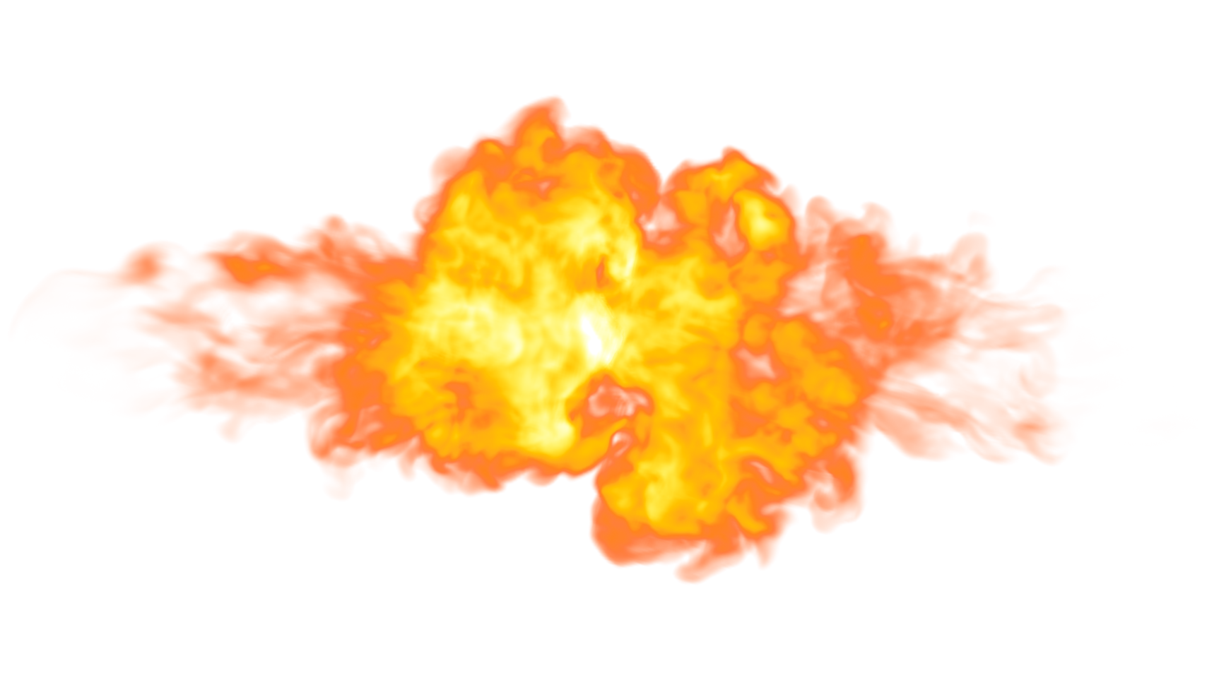 explosão de fogo png design