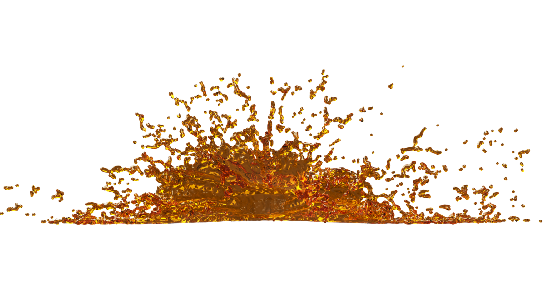 Olive Oil Splash with Droplets png