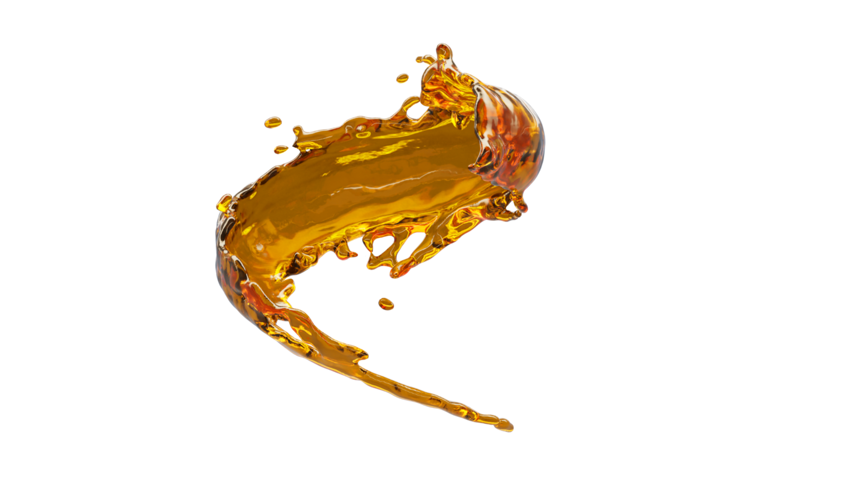 Olive Oil Splash with Droplets png