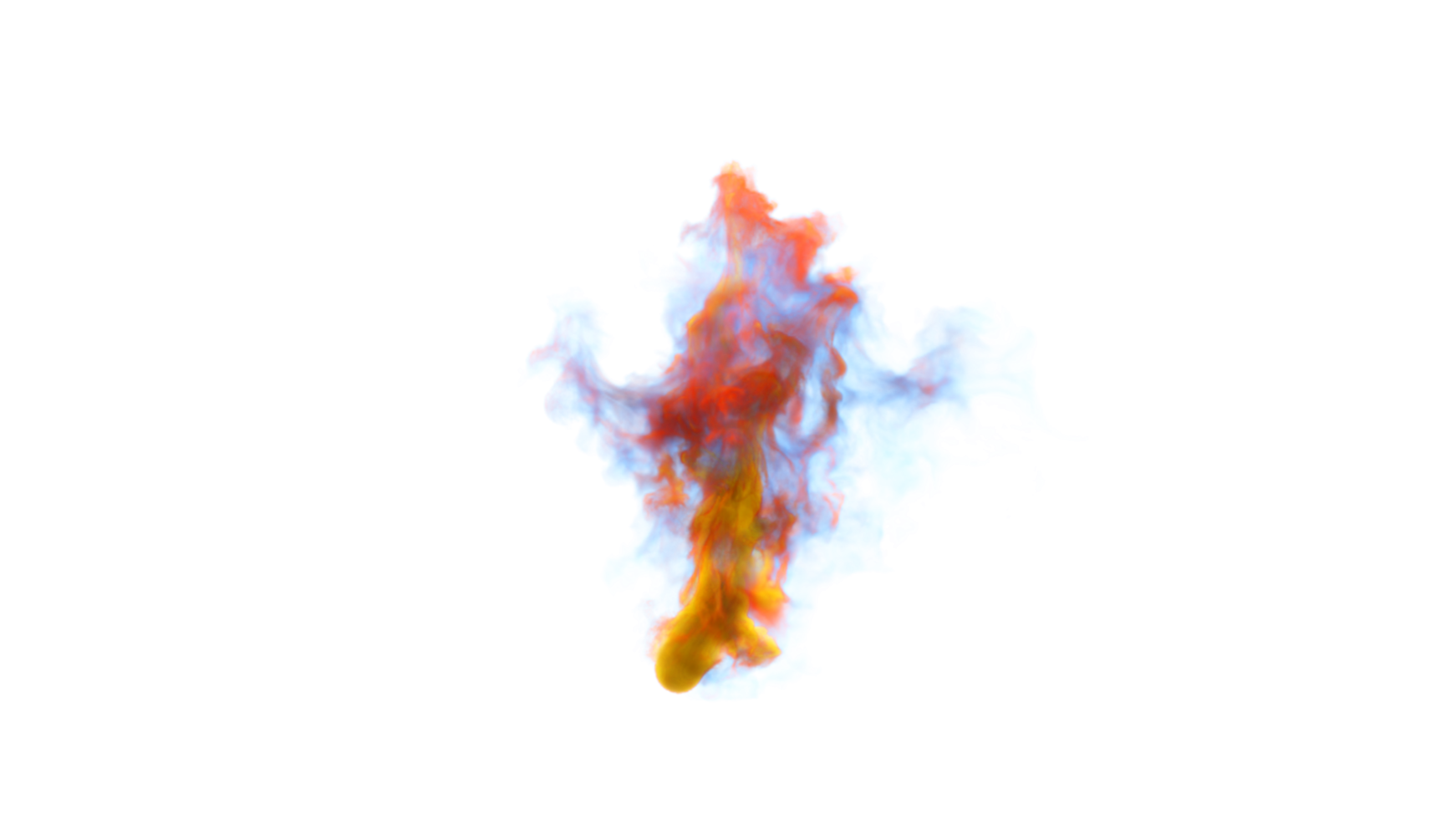 Colorful Smoke Explode PNG Design