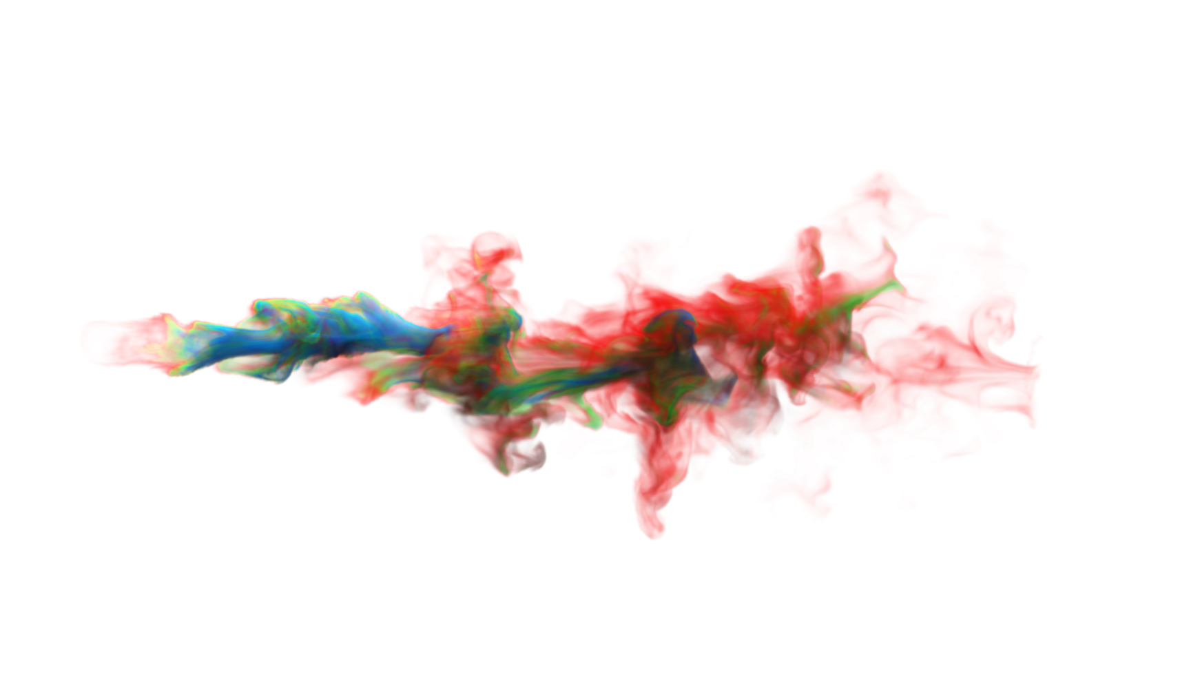 Colorful Smoke Explode PNG Design